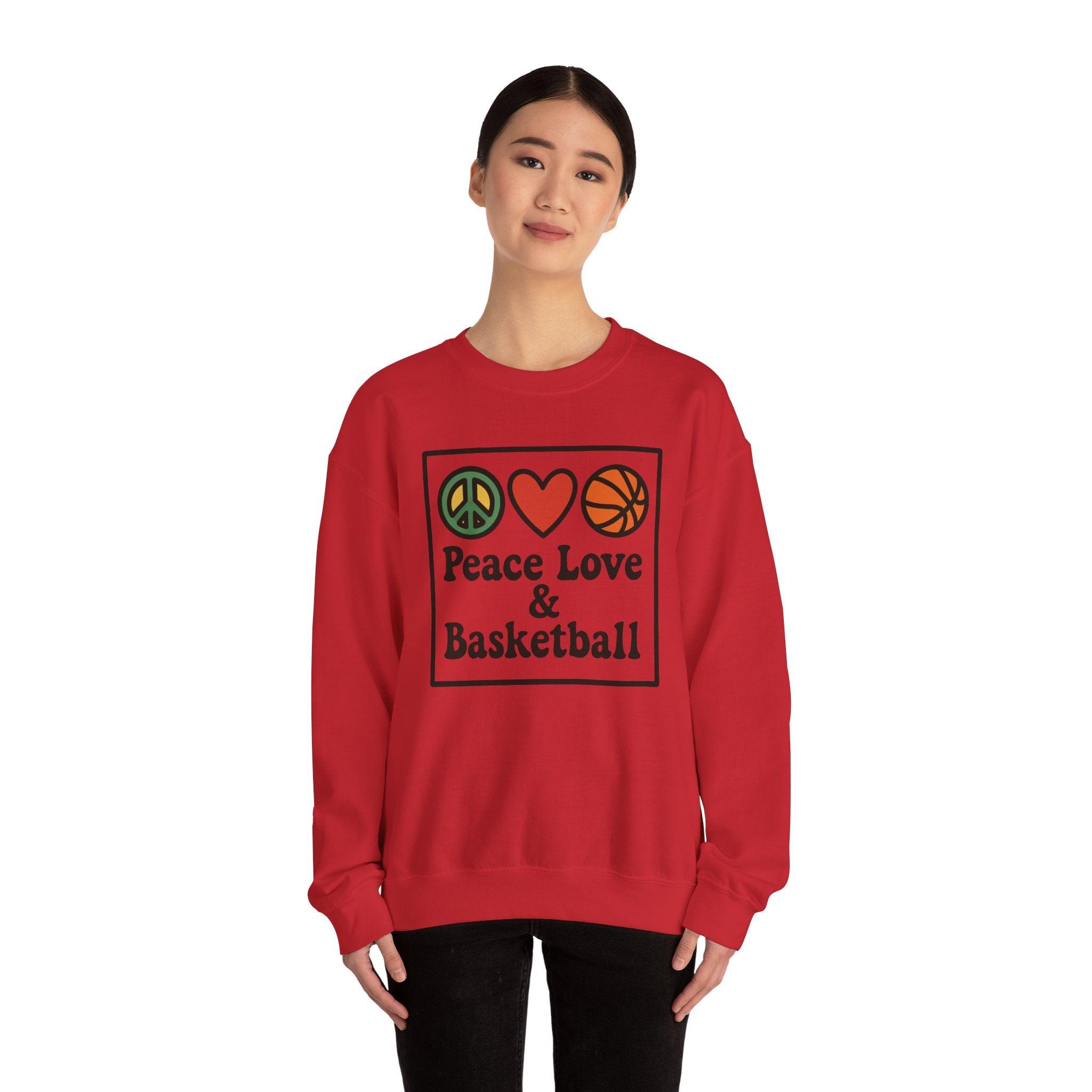 Peace Love & Basketball Sweatshirt