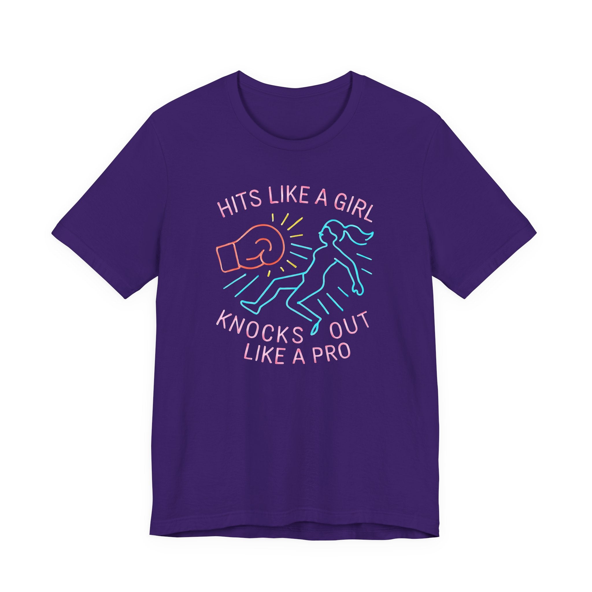 Empowering Girls Tee, Hits Like a Girl T-Shirt