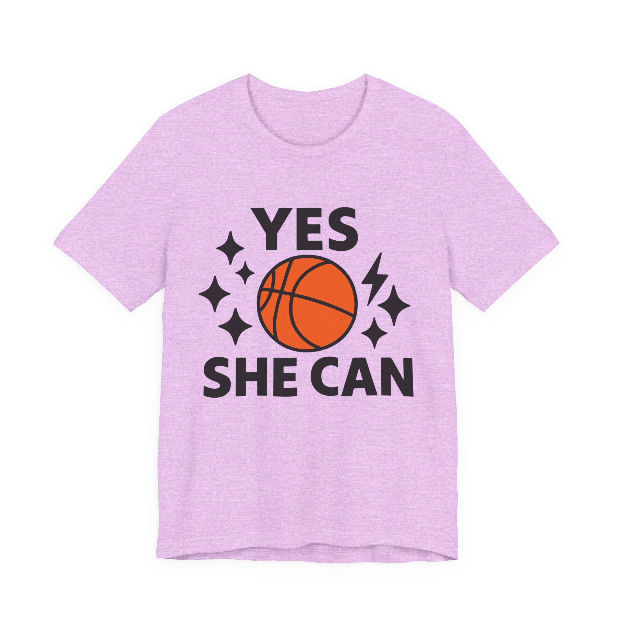 Yes, She Can Basketball Unisex Tee