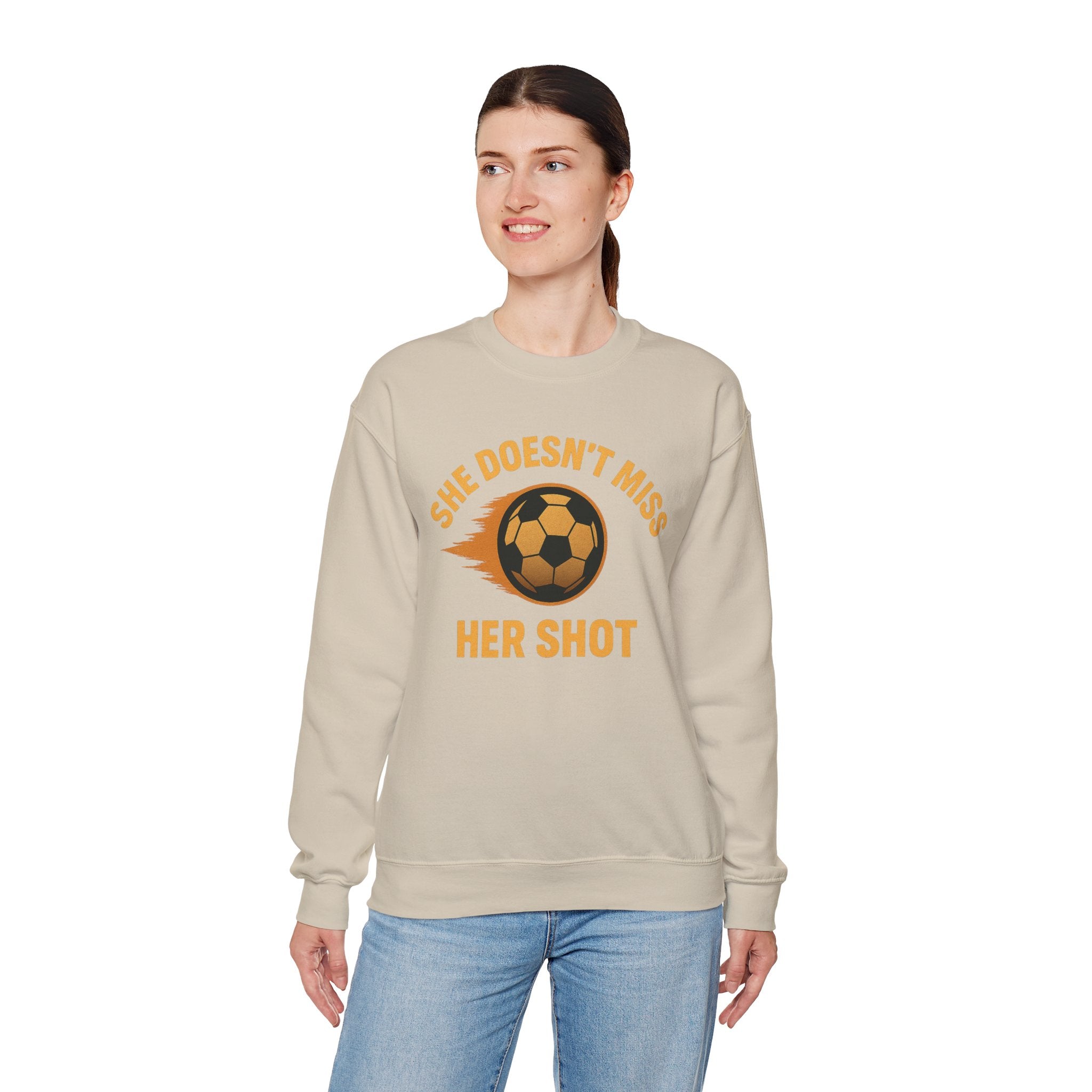 She Doesn't Miss Her Short Sweatshirt, Unisex Crewneck