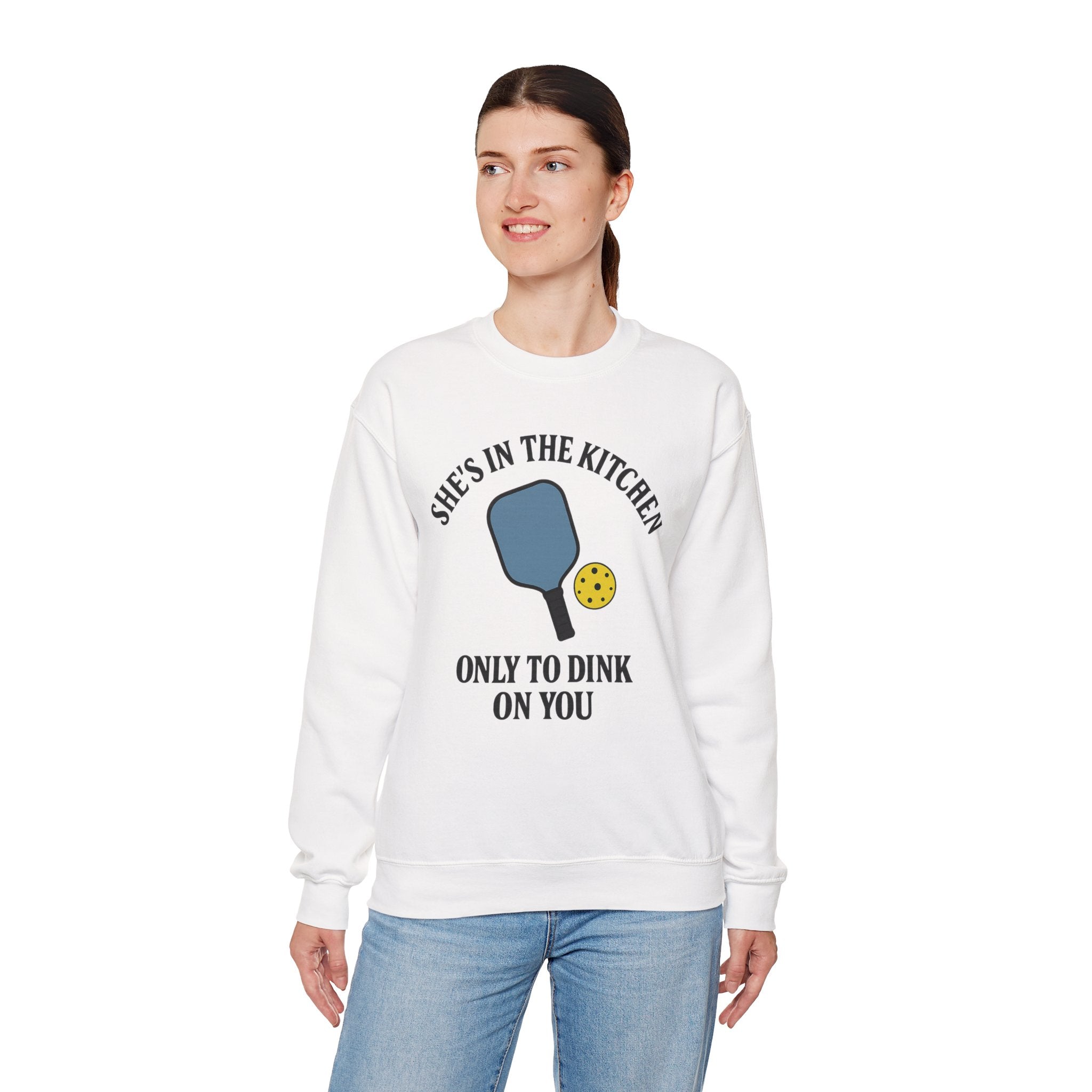 She's In The Kitchen Sweatshirt, Unisex Crewneck