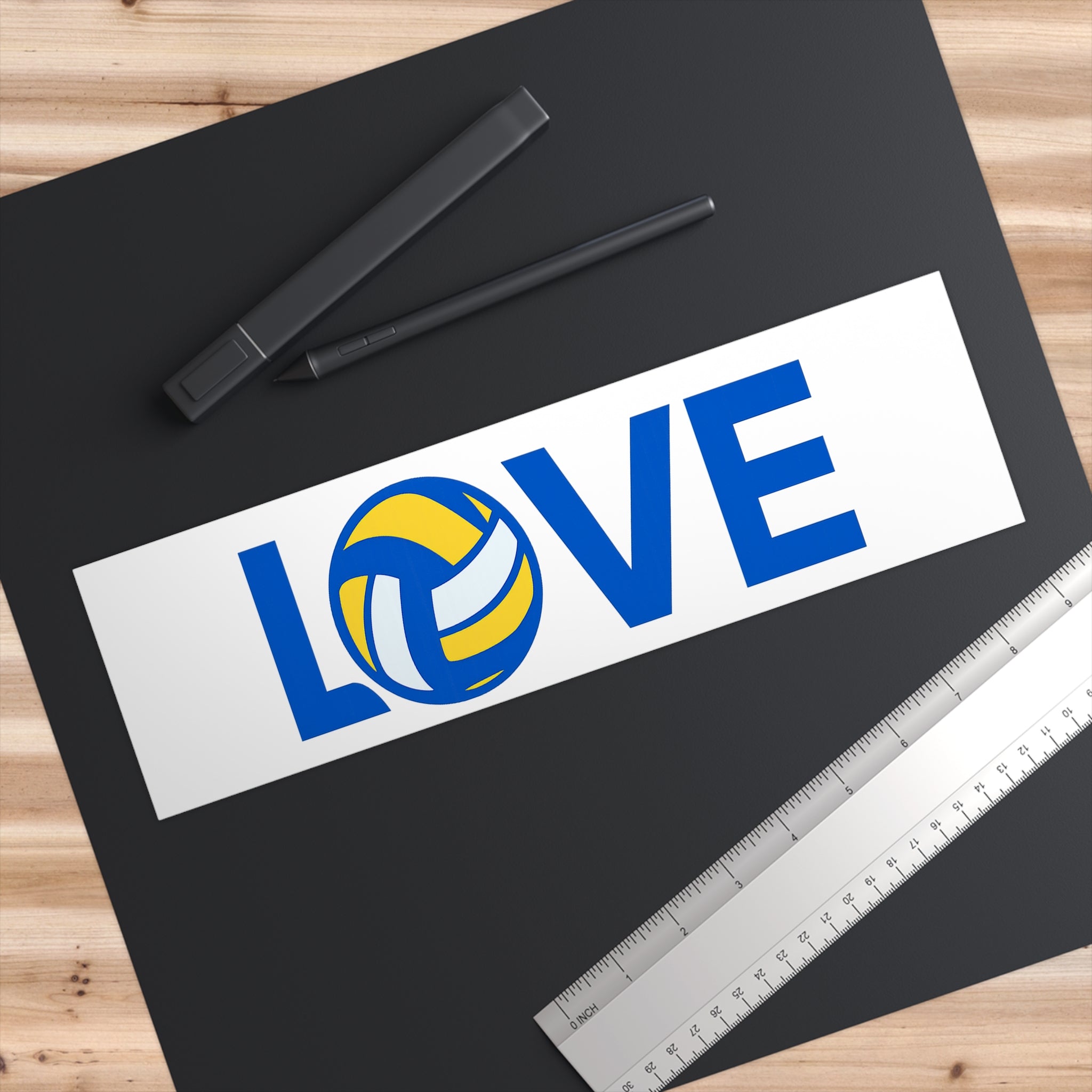 Volleyball Love Bumper Sticker