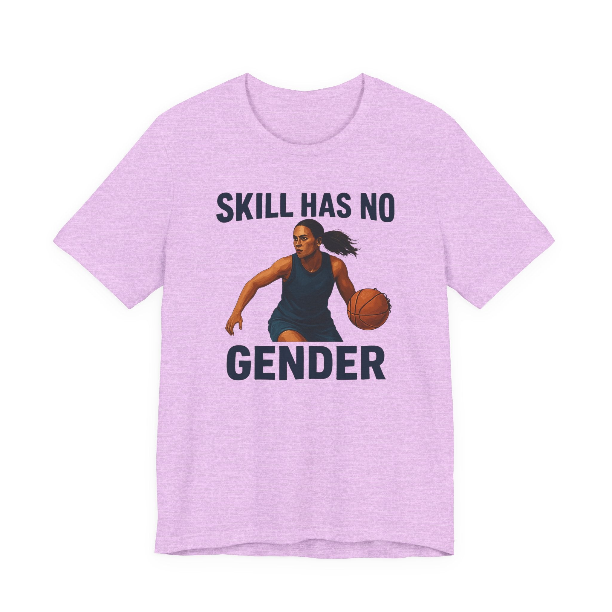 Empowering Basketball Tee - Skill Has No Gender