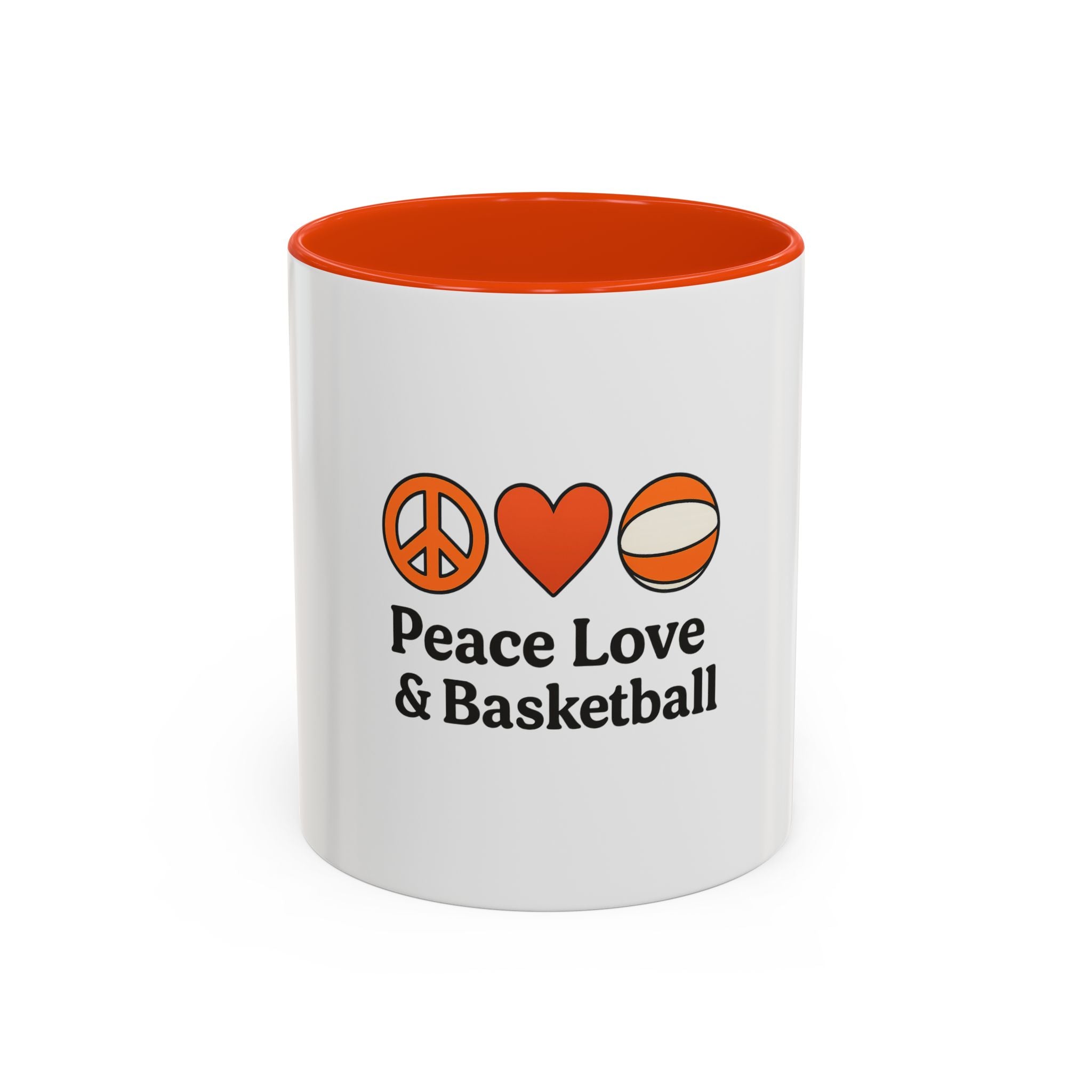 Peace Love Basketball Mug
