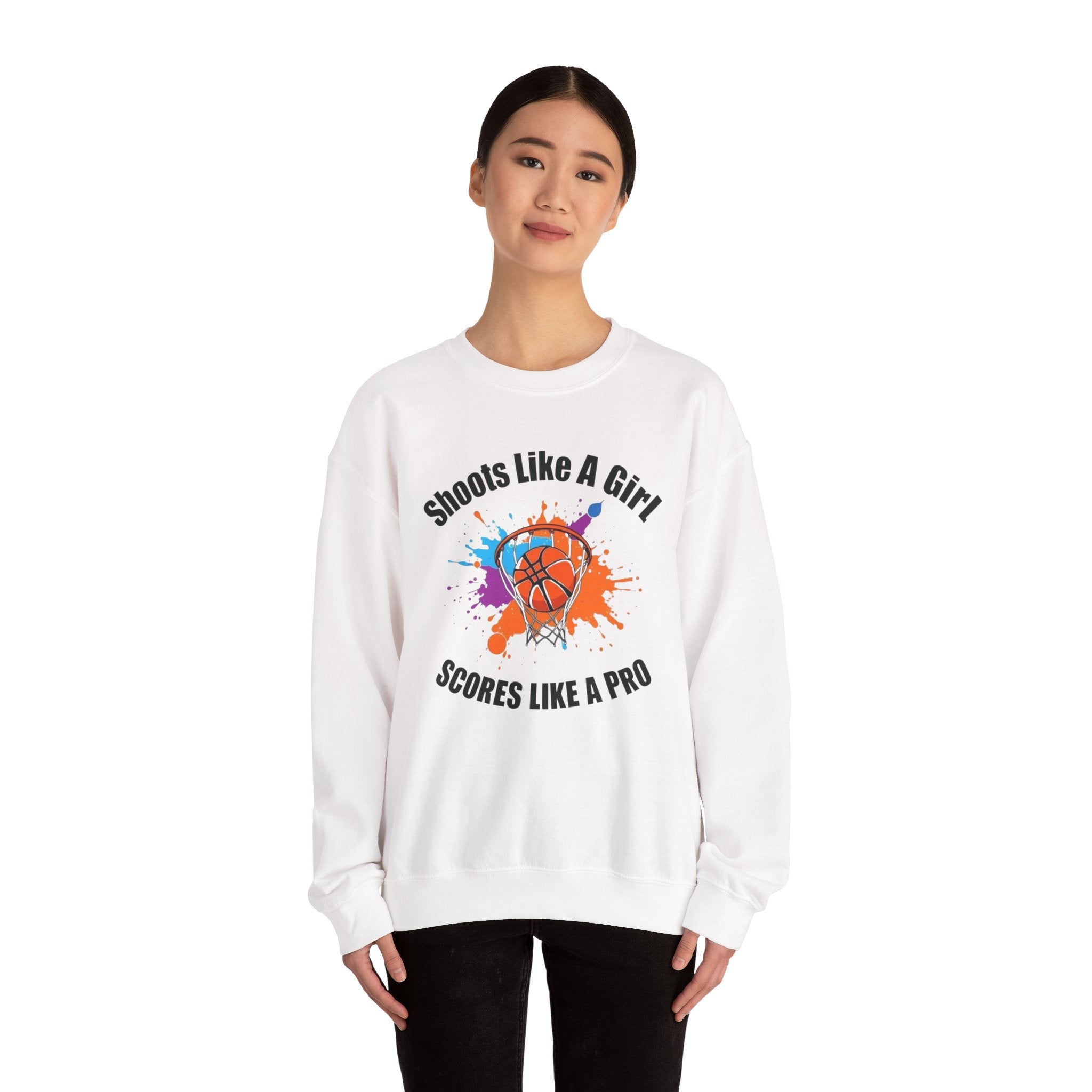 Empowering Basketball Sweatshirt for Girls