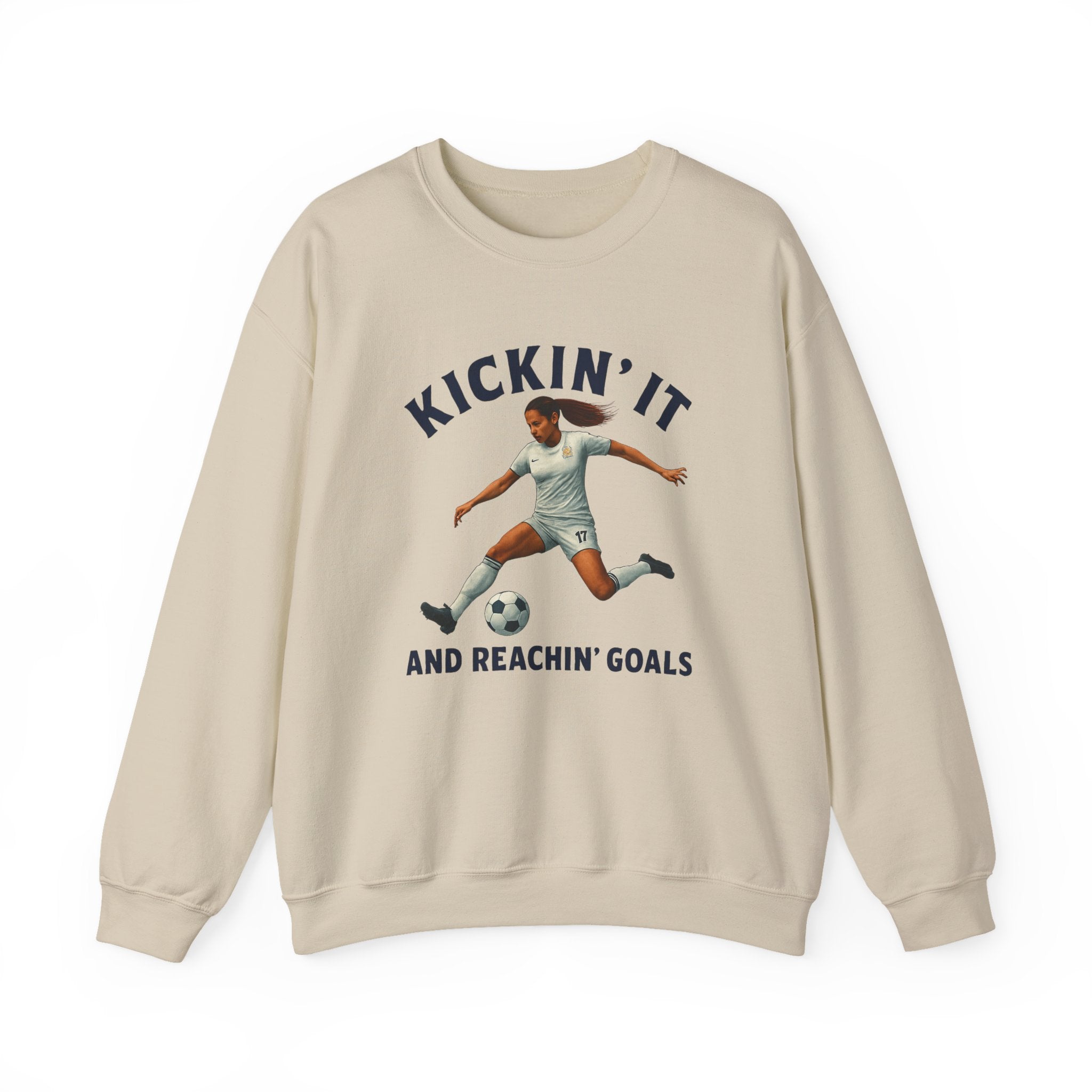 Kickin' It Crewneck Sweatshirt - Athletic Unisex Pullover