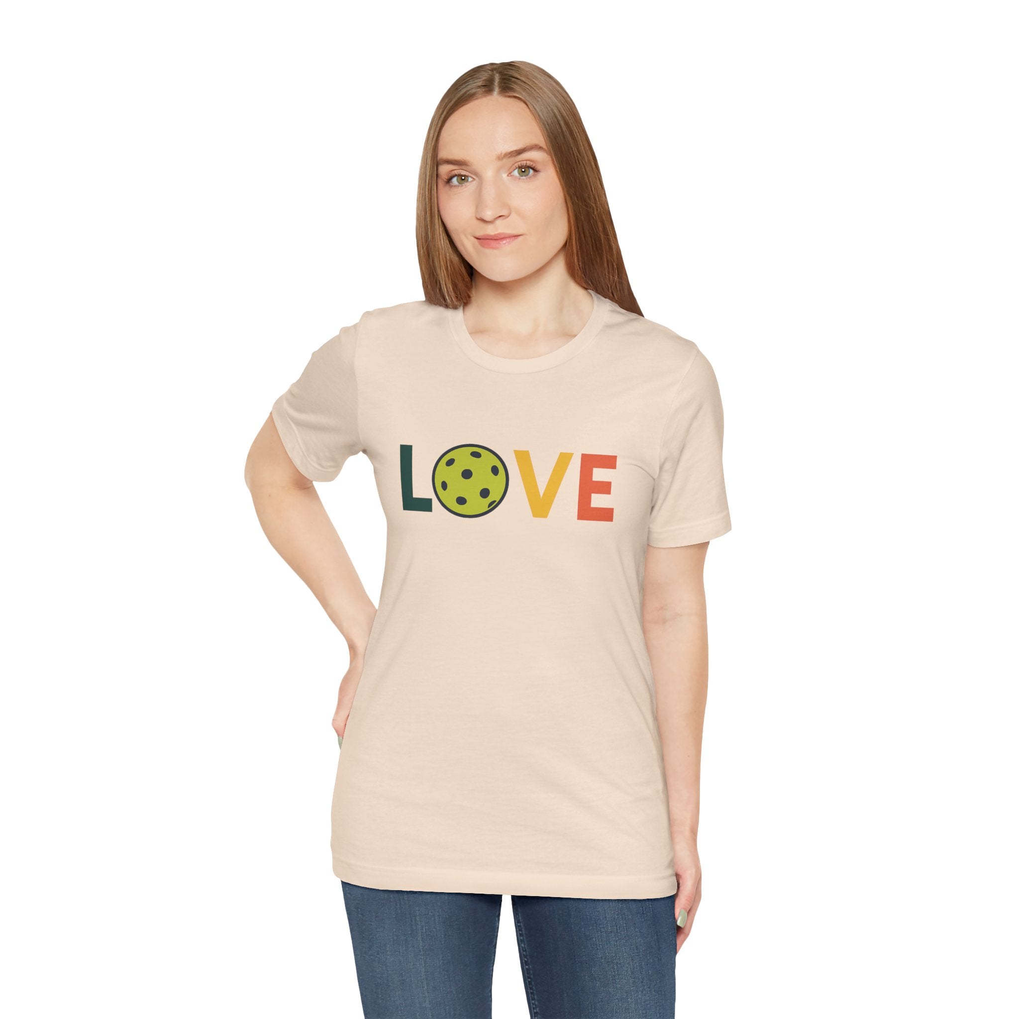 Pickleball Love Tee | Unisex Jersey Short Sleeve Shirt