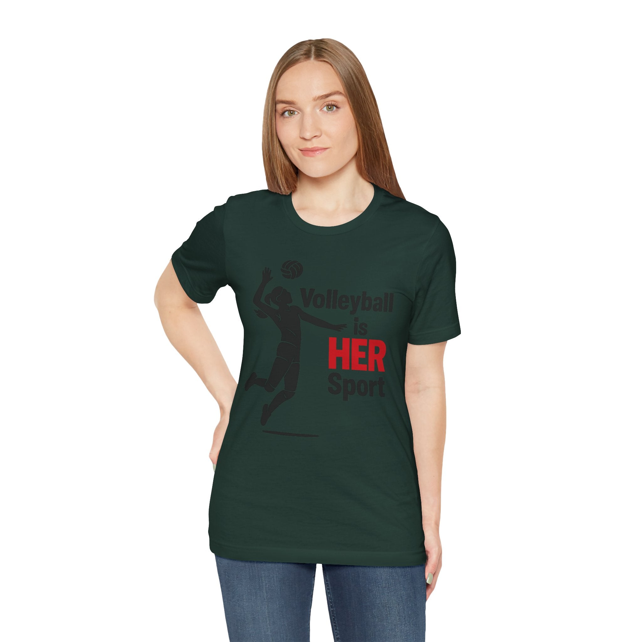 Women's Sports Pride Tee - Volleyball Is Her Sport