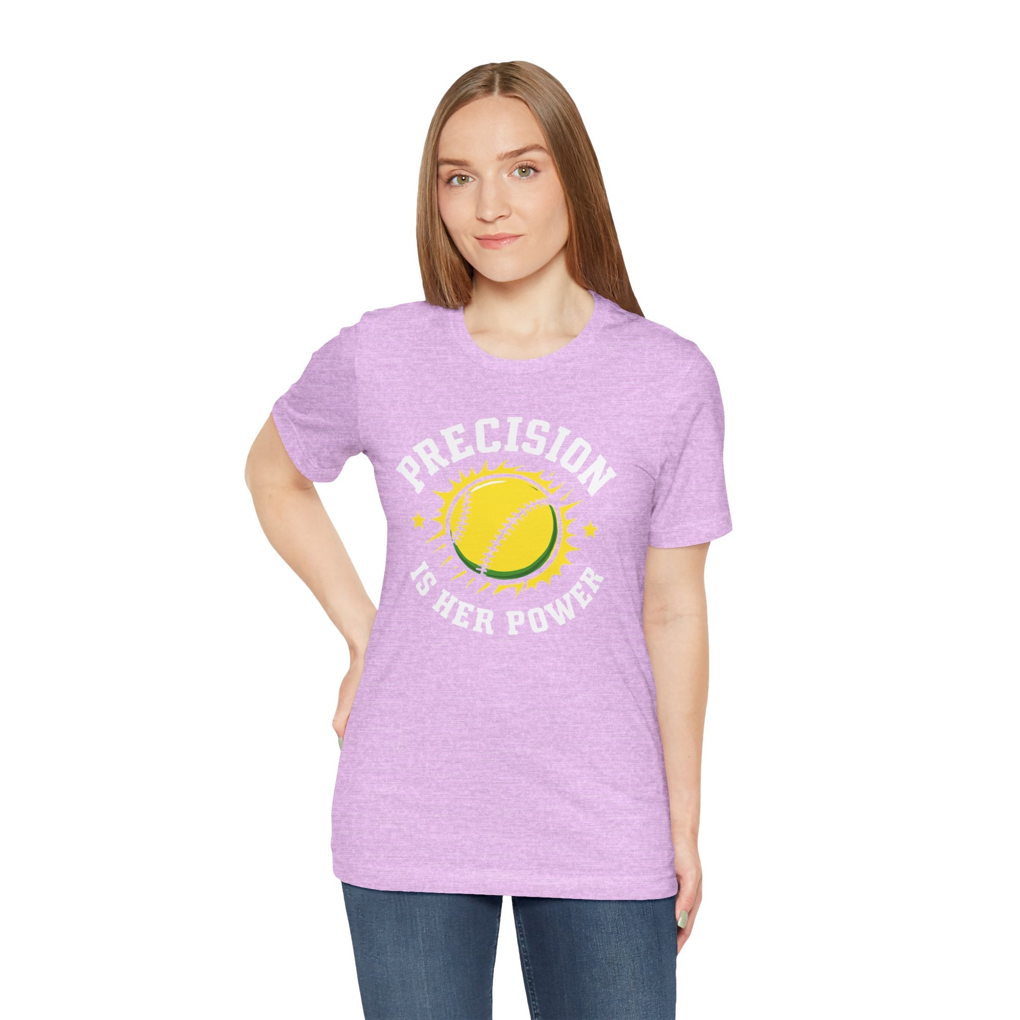 Softball Empowerment Tee - Precision is Her Power