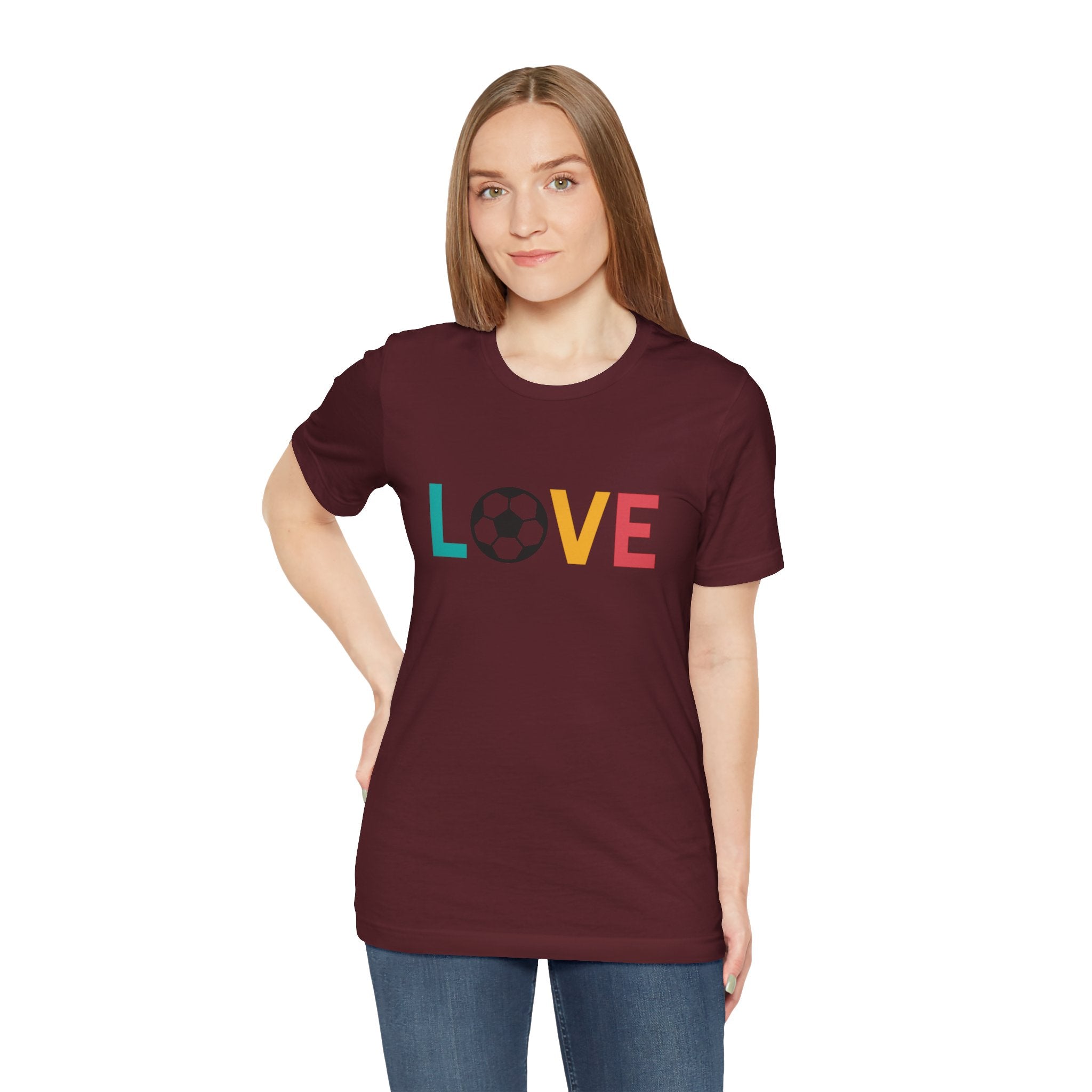 Love Soccer Unisex Tee, Sports Fan Shirt