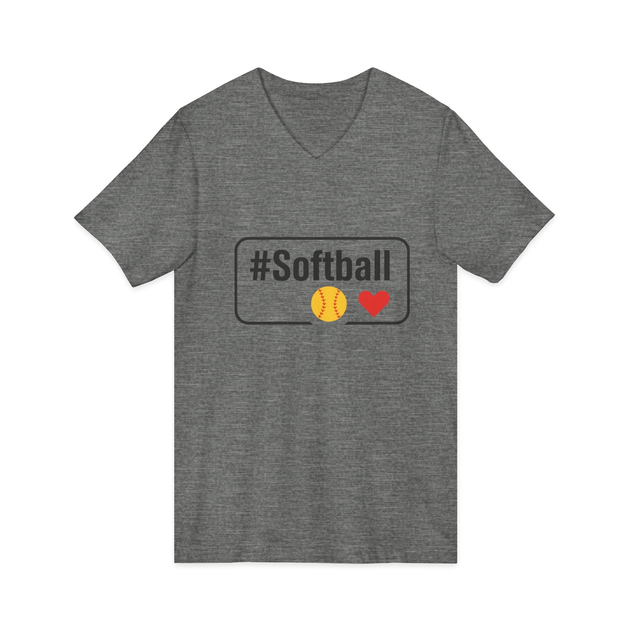 Softball Passion Unisex V-Neck Tee