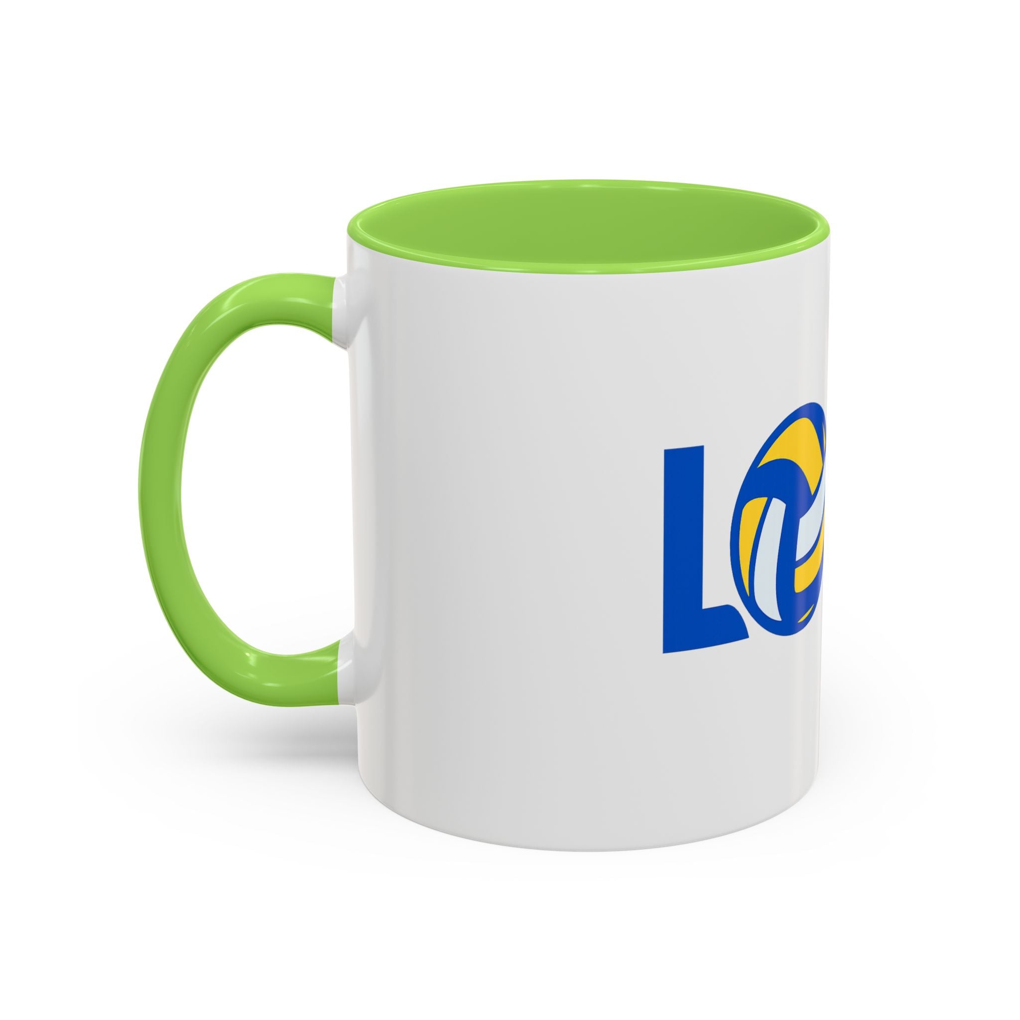 Volleyball Love Mug - 11oz & 15oz Colorful Coffee Cup