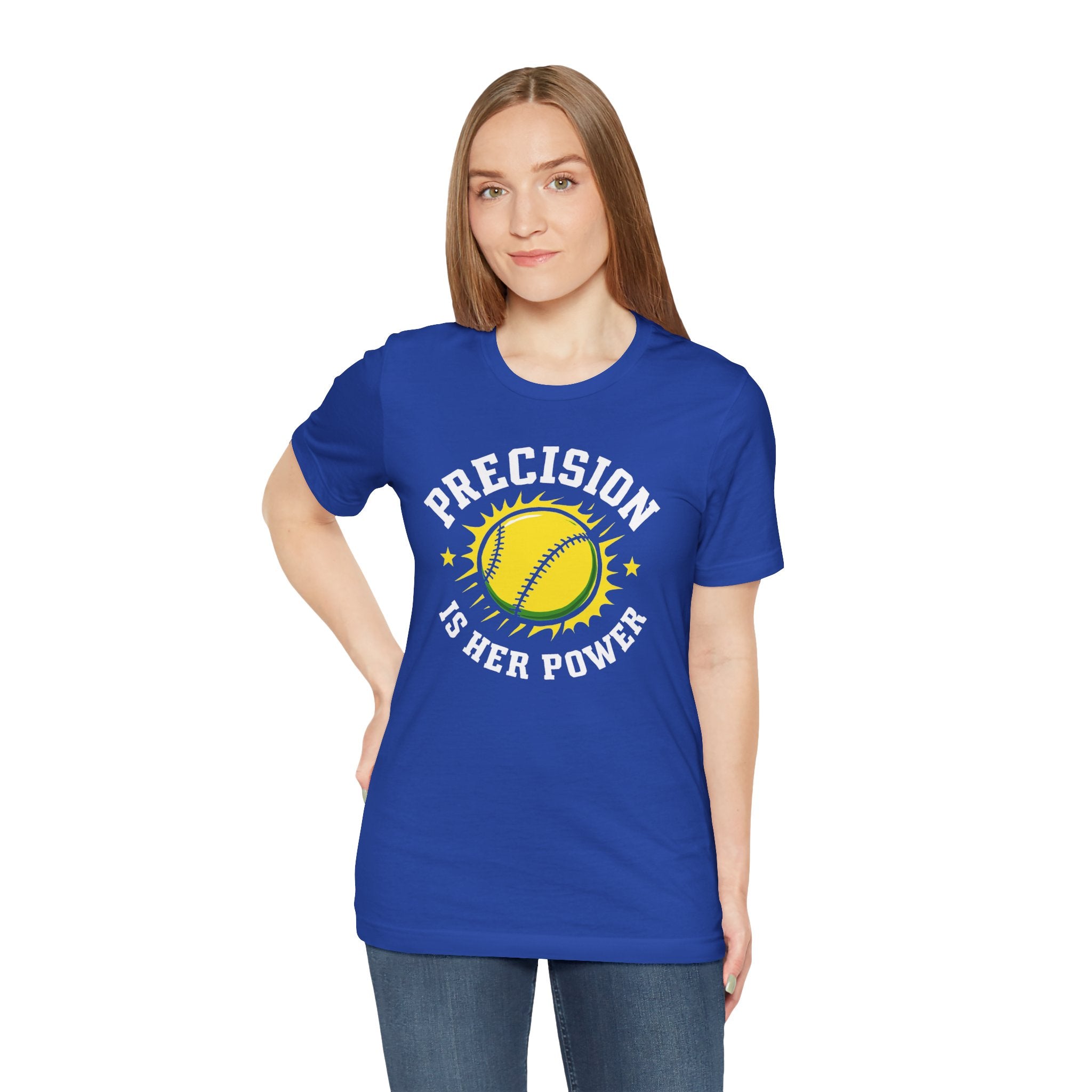 Softball Empowerment Tee - Precision is Her Power