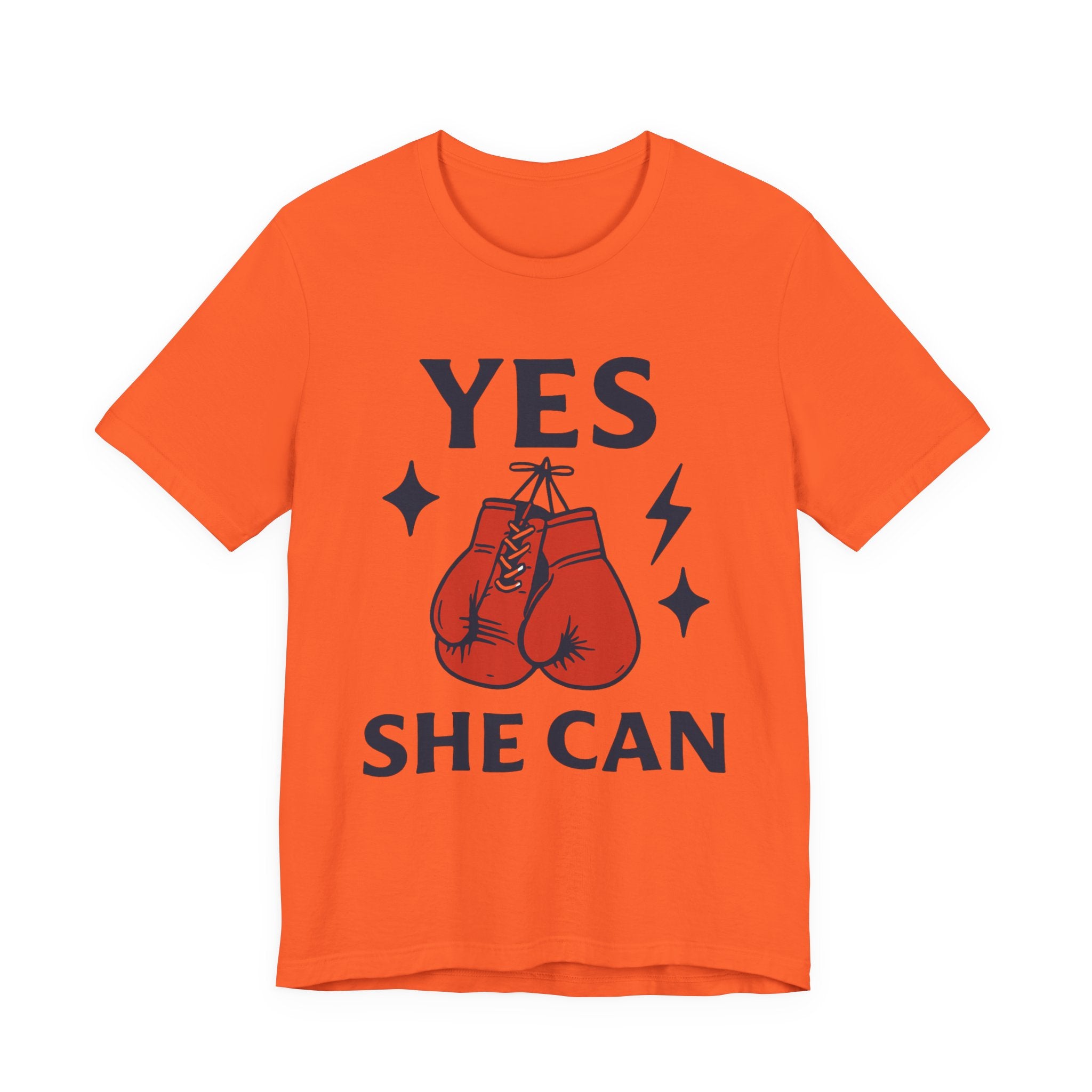 Yes, She Can Boxing Unisex Tee