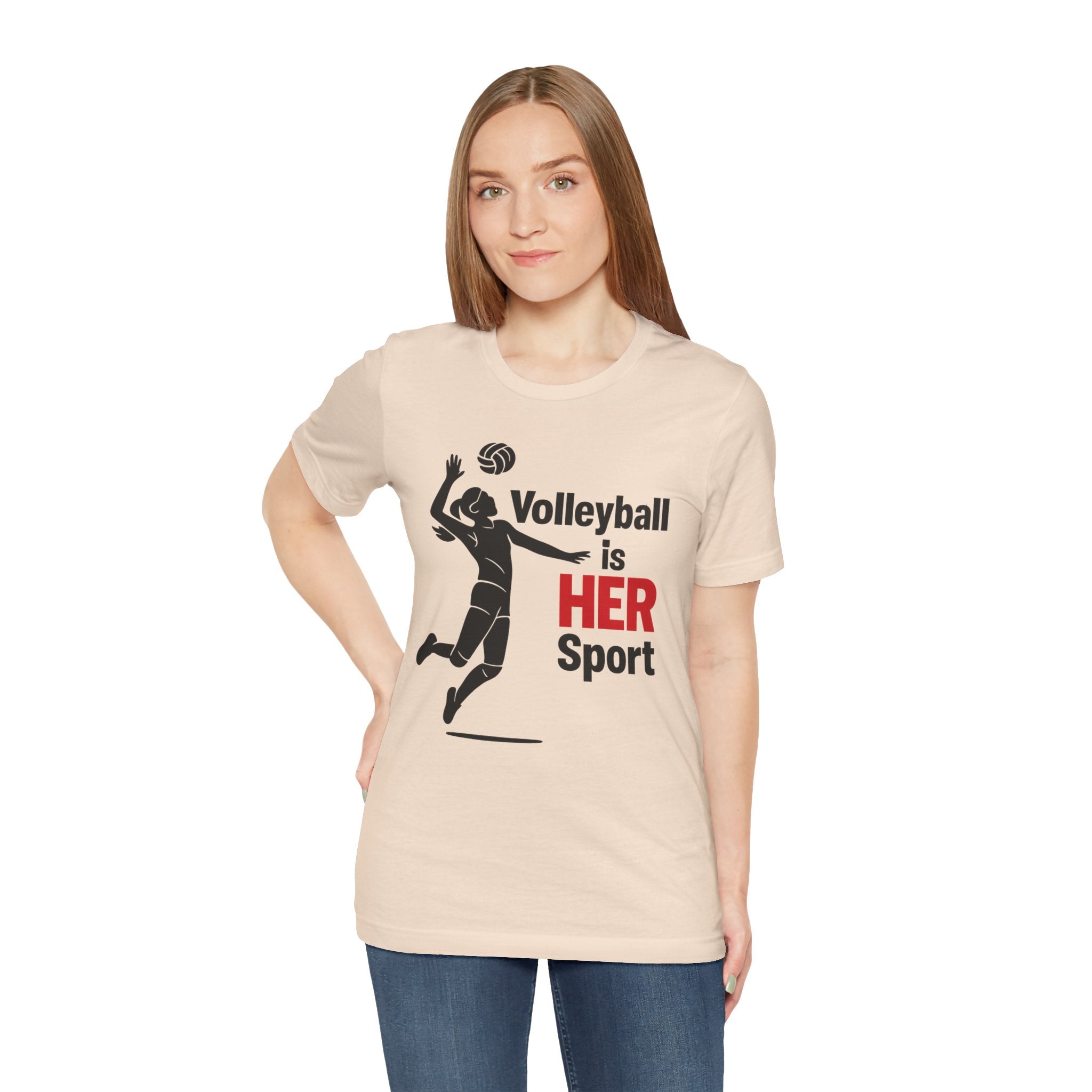 Women's Sports Pride Tee - Volleyball Is Her Sport