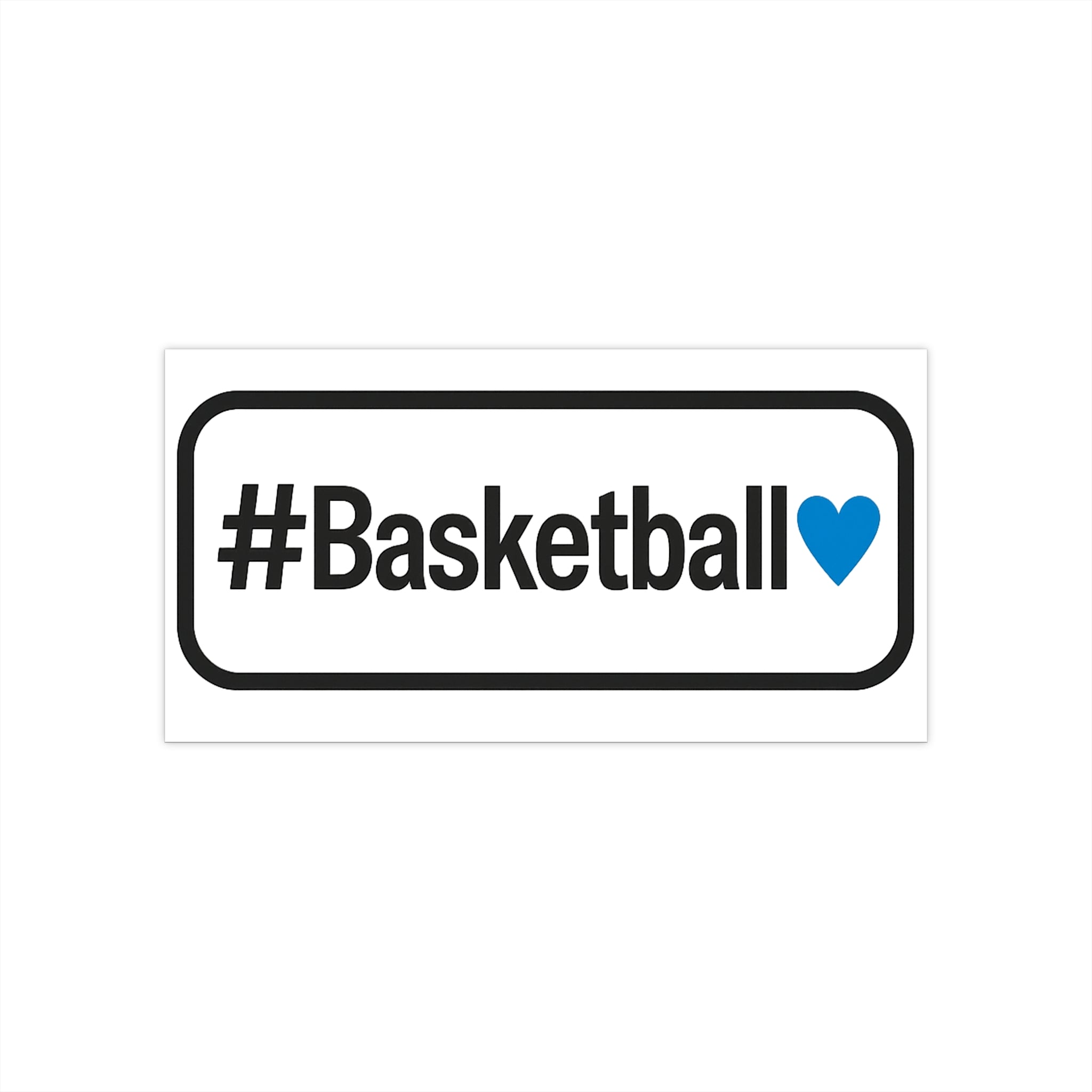 Basket Love Bumper Sticker
