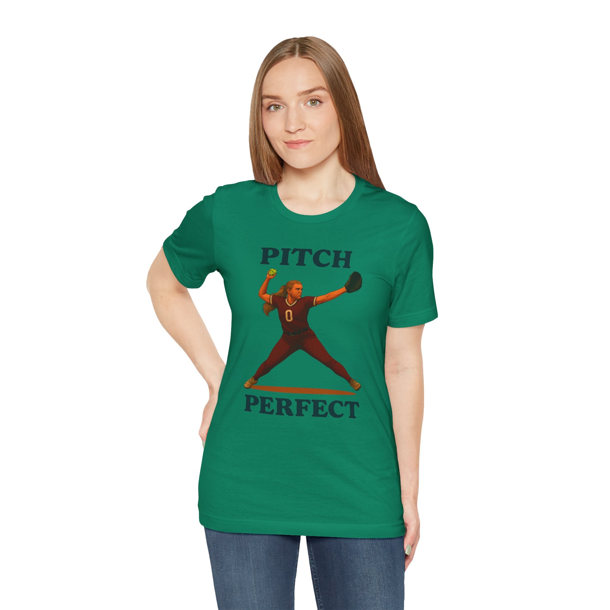 Pitch Perfect Softball Tee, Unisex Jersey T-Shirt