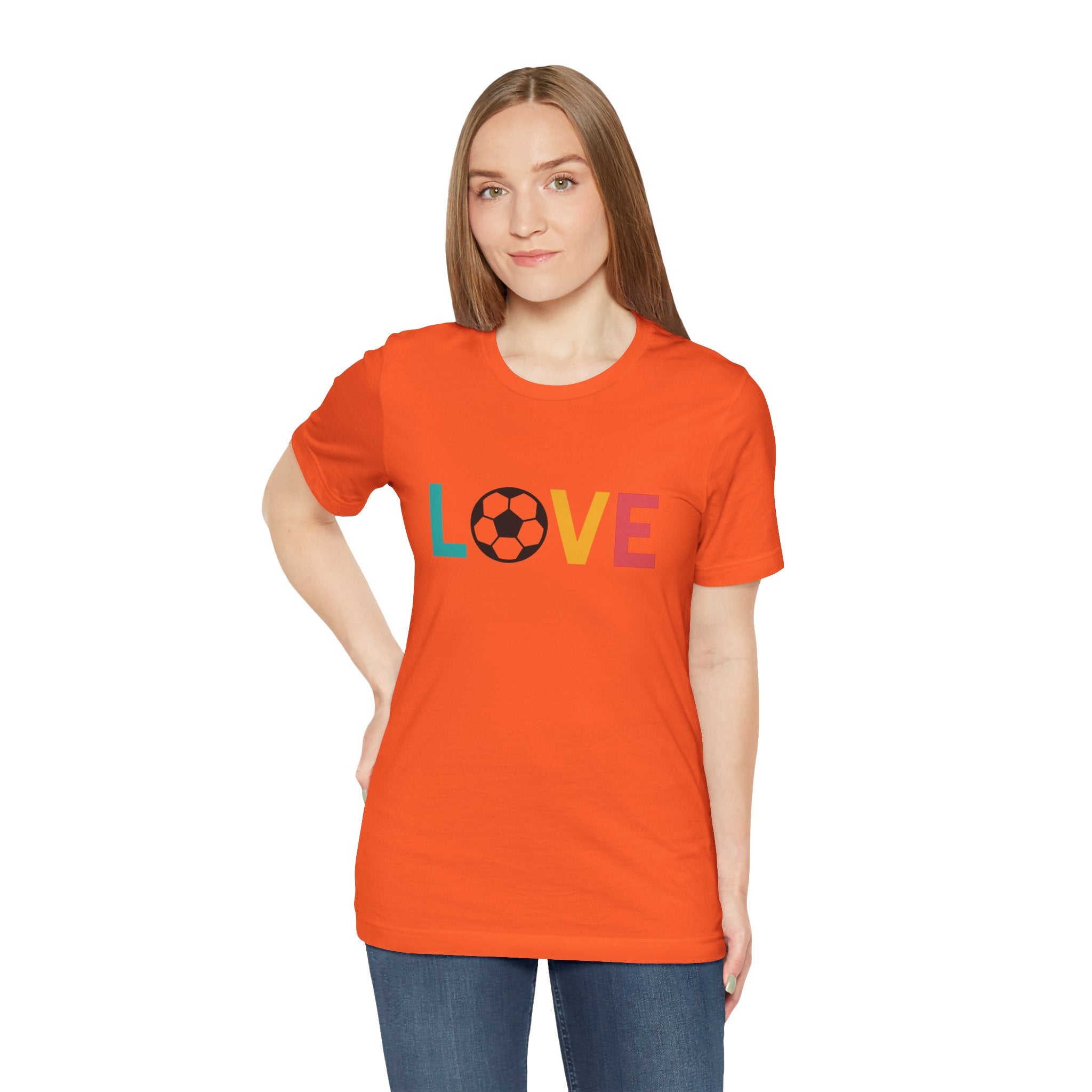 Love Soccer Unisex Tee, Sports Fan Shirt