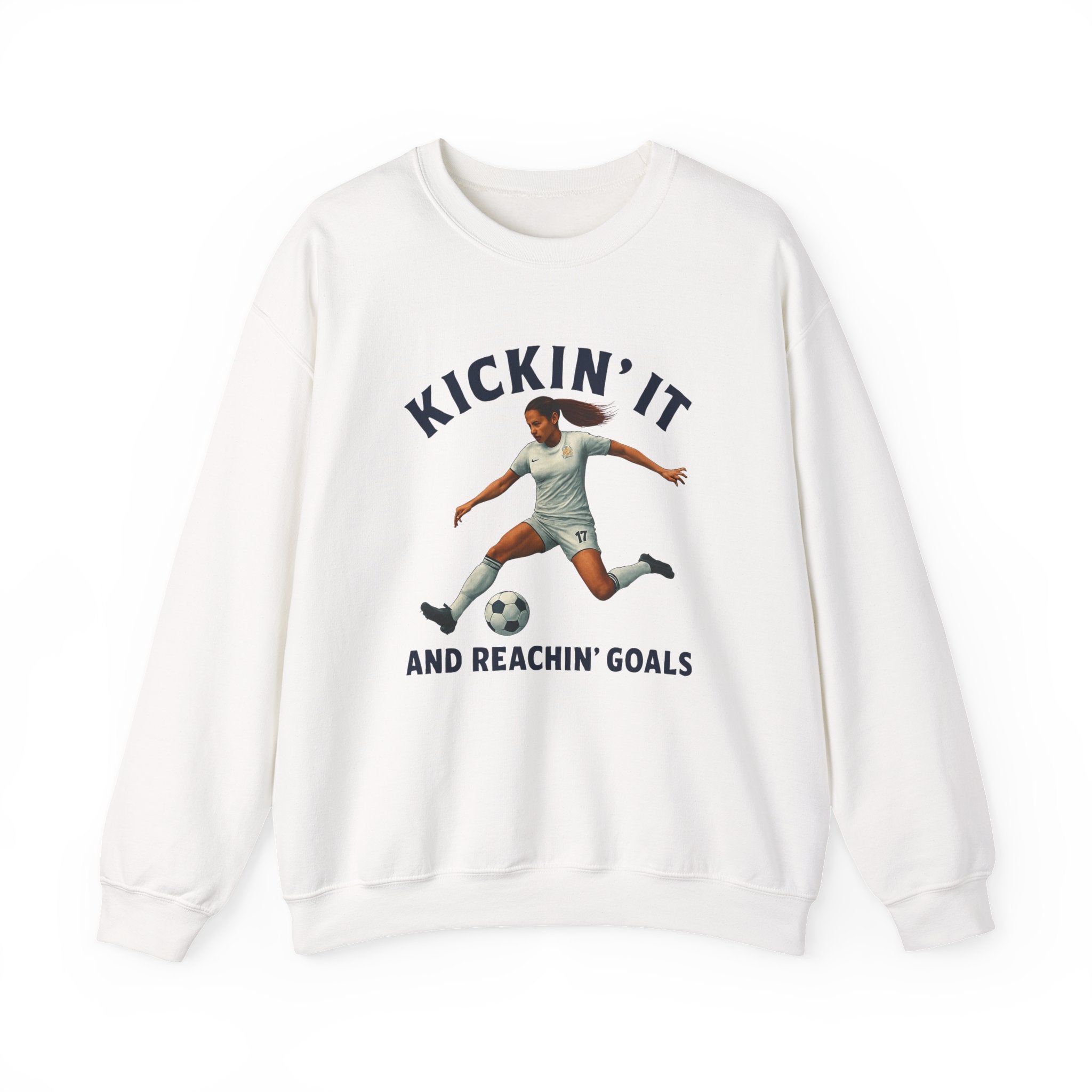 Kickin' It Crewneck Sweatshirt - Athletic Unisex Pullover