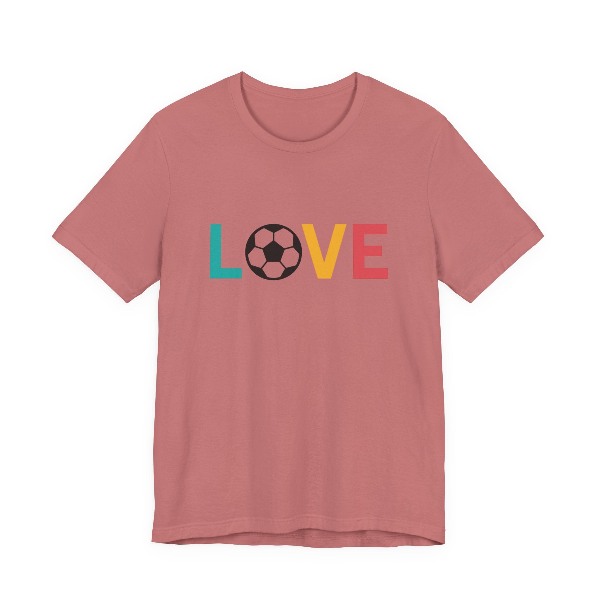 Love Soccer Unisex Tee, Sports Fan Shirt