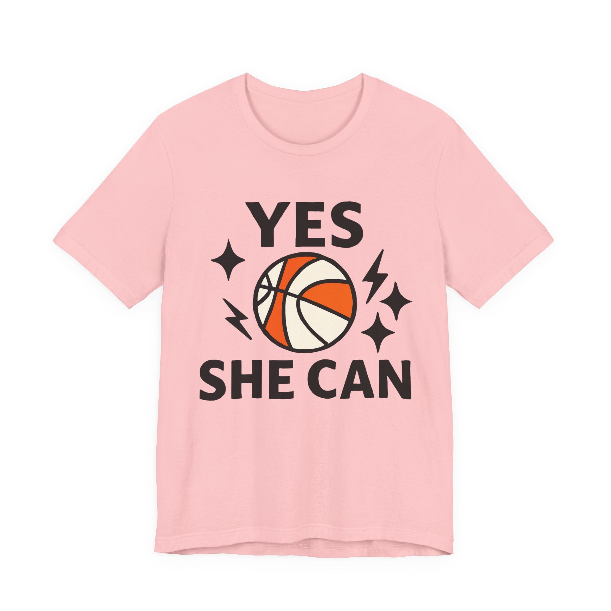 Yes, She Can Basketball Unisex Tee
