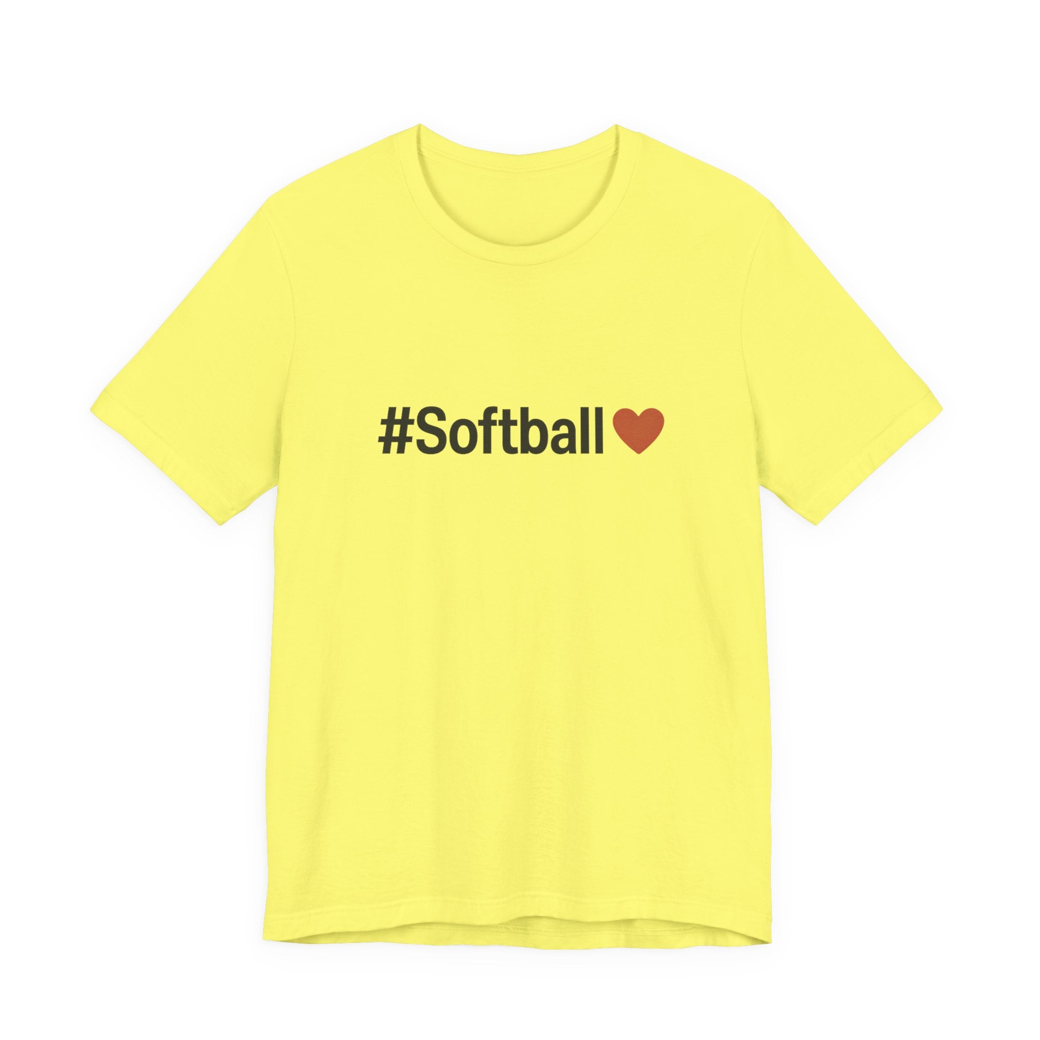 Softball Love Tee - Unisex Jersey Short Sleeve Shirt