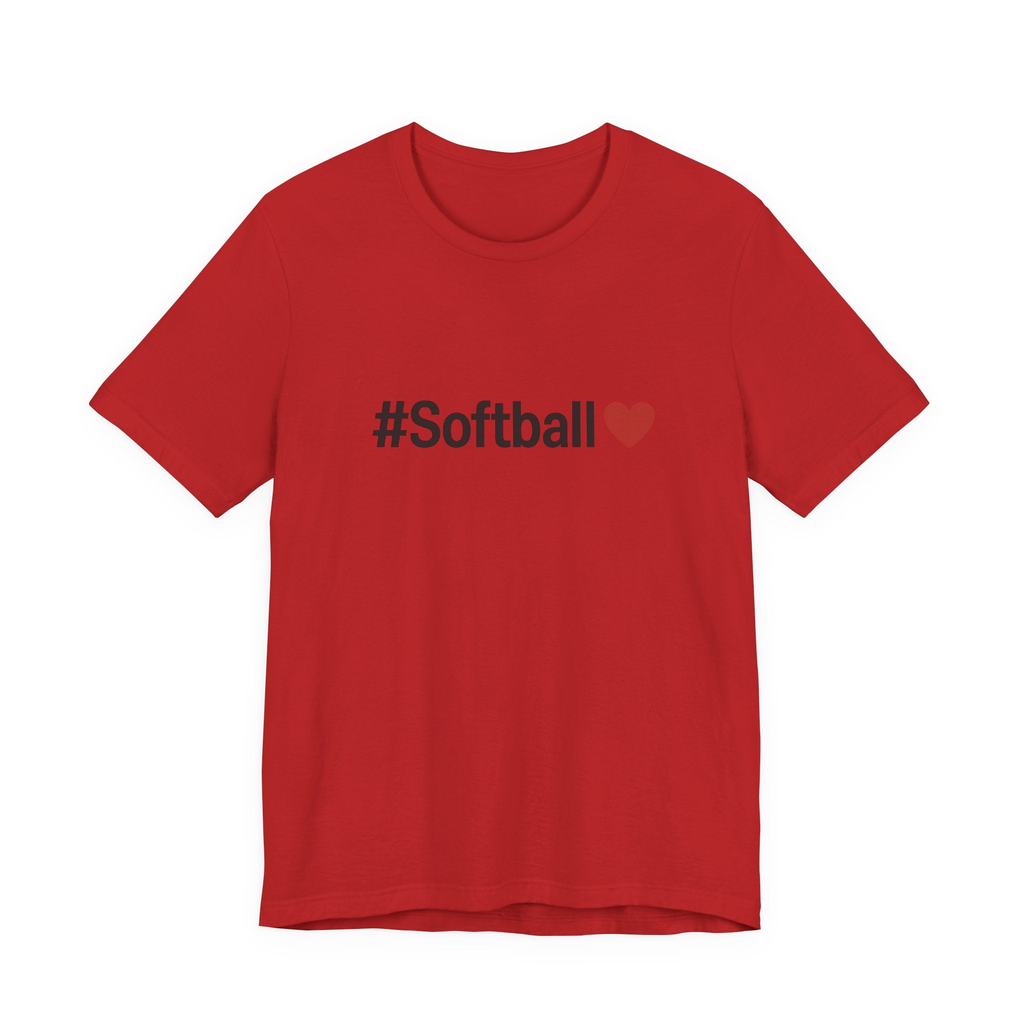 Softball Love Tee - Unisex Jersey Short Sleeve Shirt