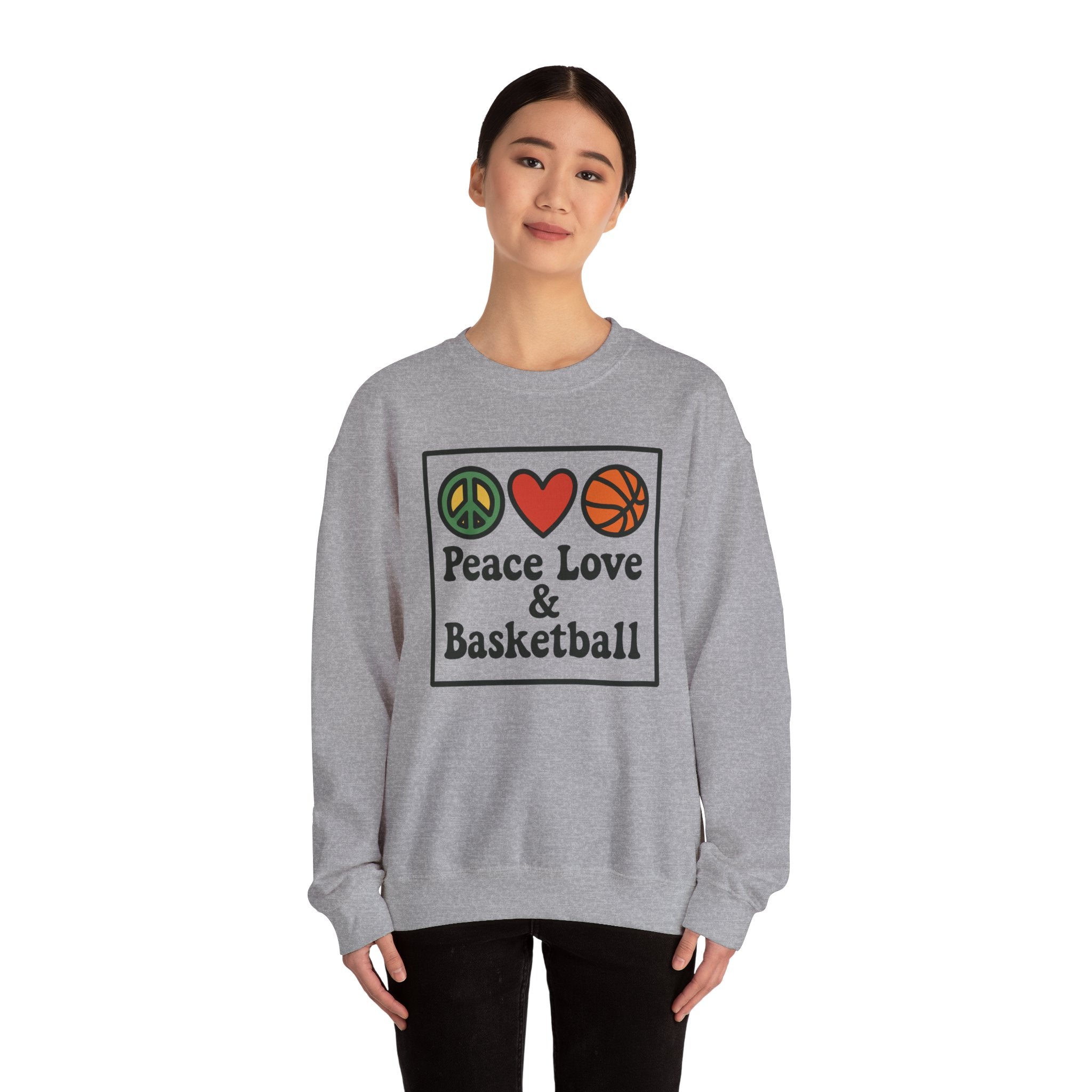 Peace Love & Basketball Sweatshirt