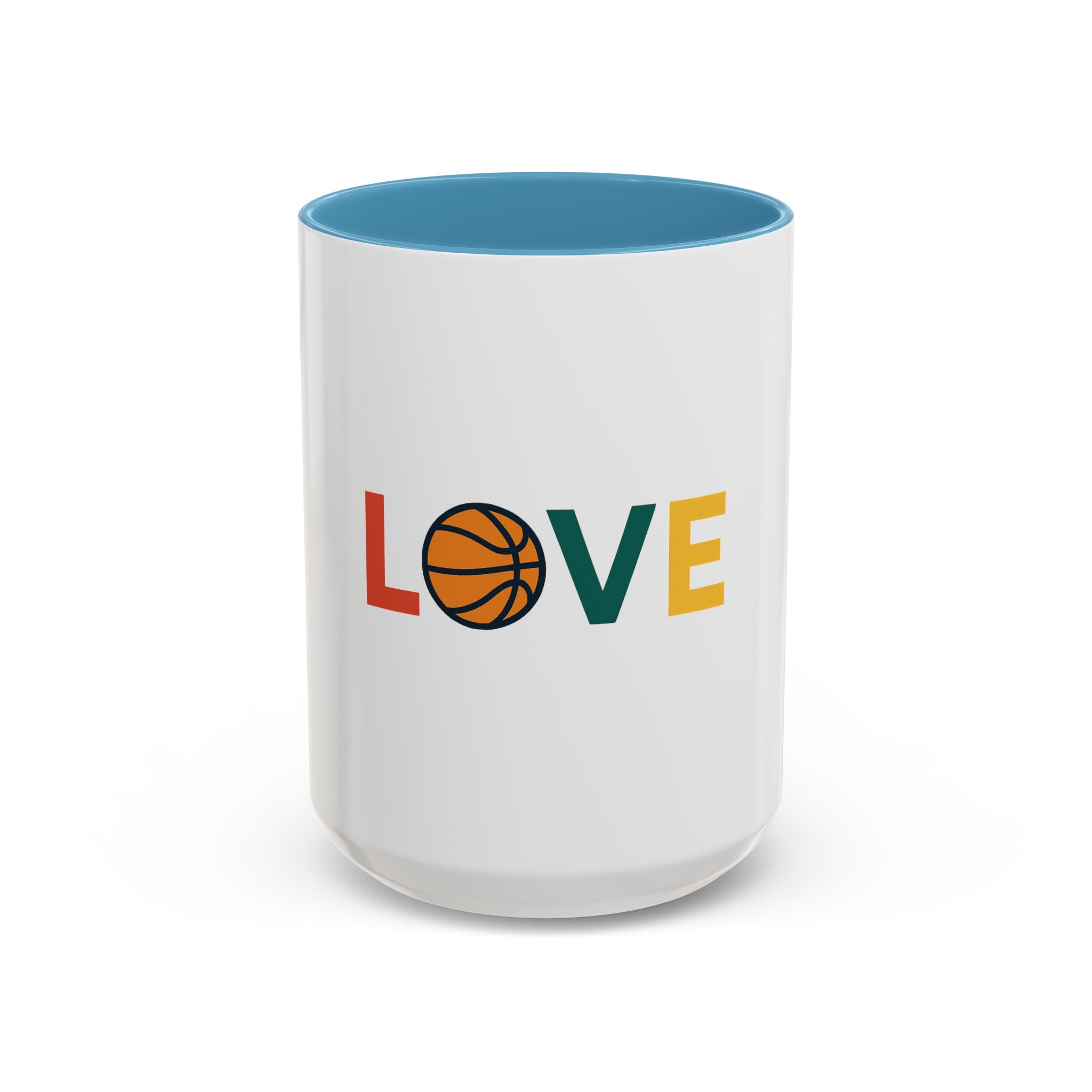 Basketball Love Accent Coffee Mug