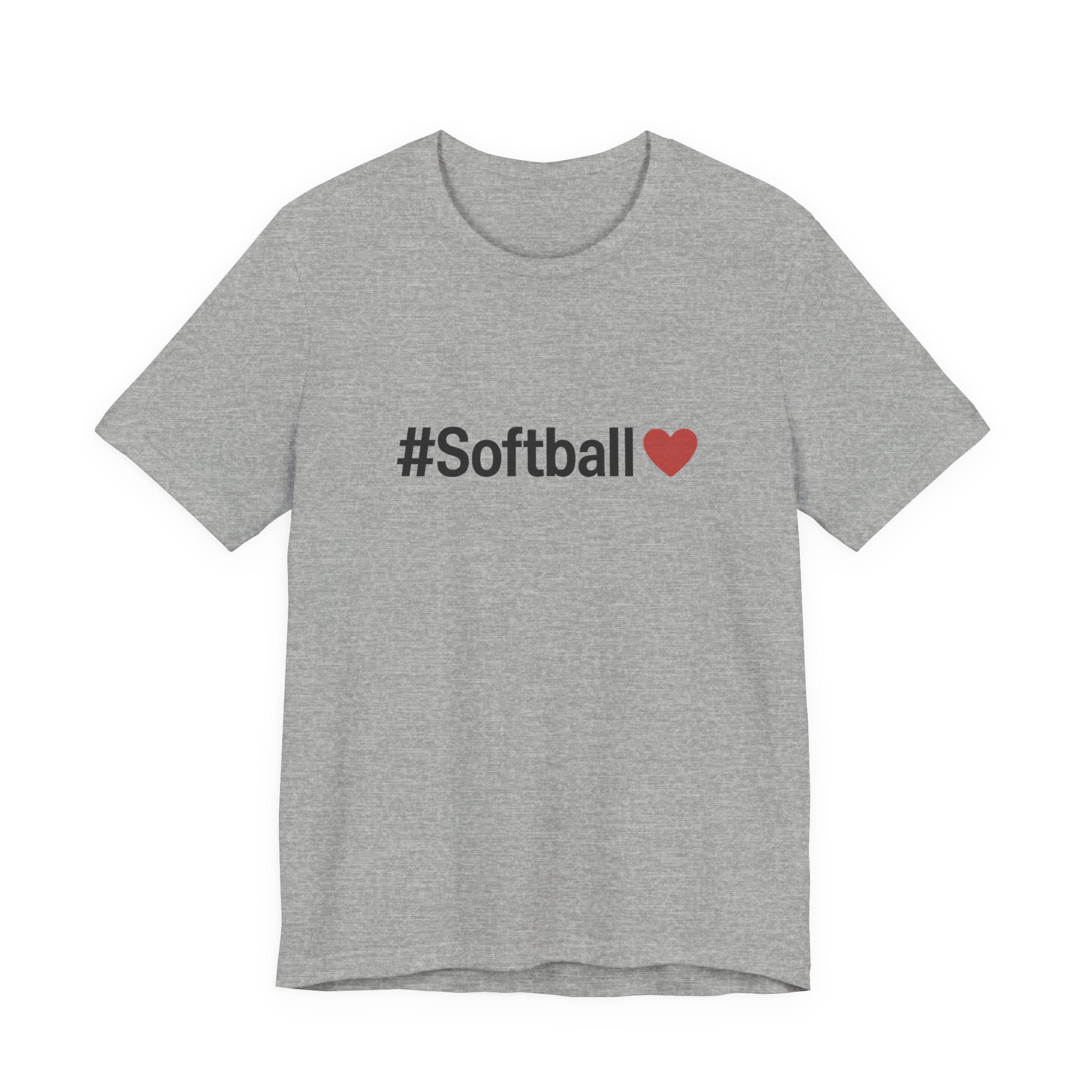 Softball Love Tee - Unisex Jersey Short Sleeve Shirt