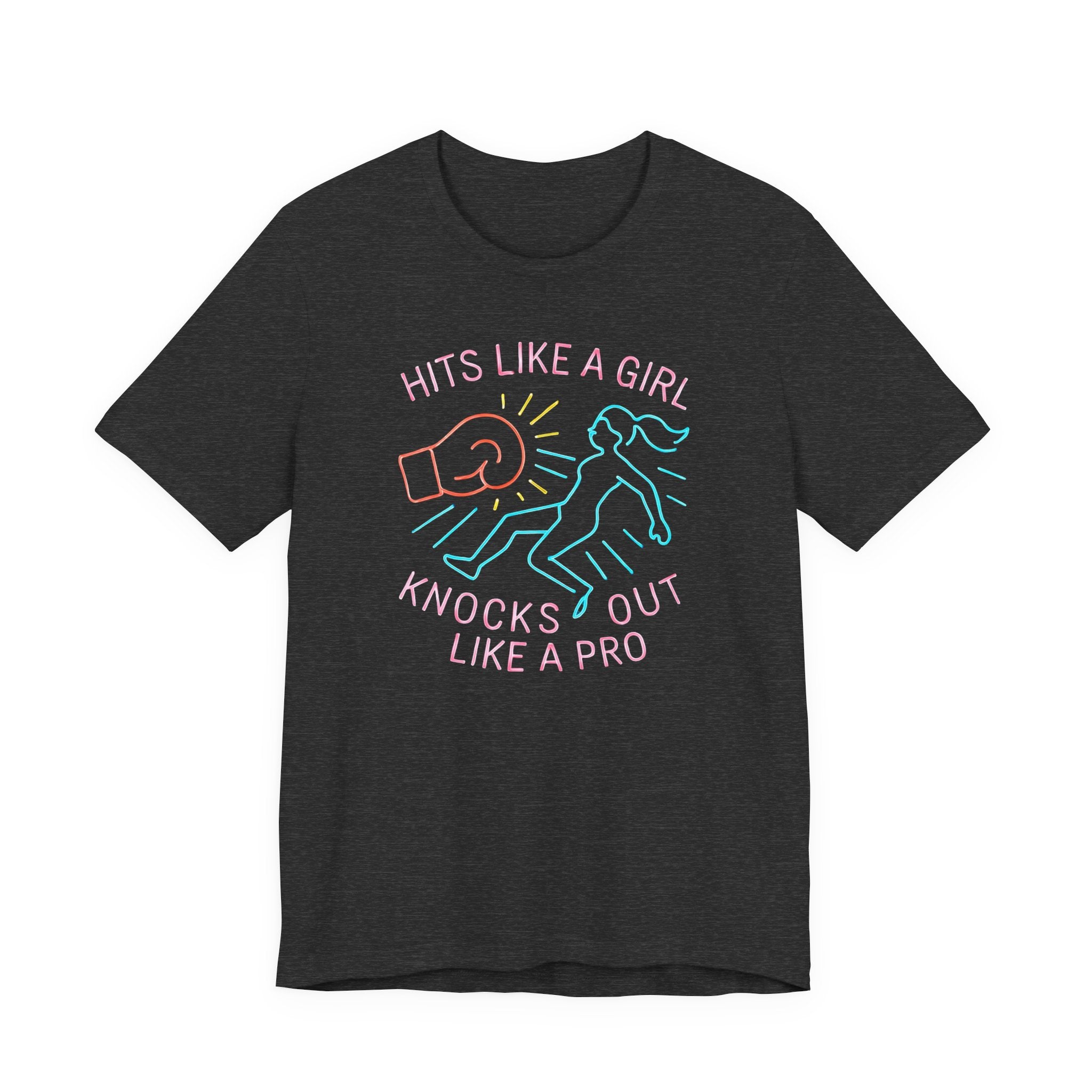 Empowering Girls Tee, Hits Like a Girl T-Shirt