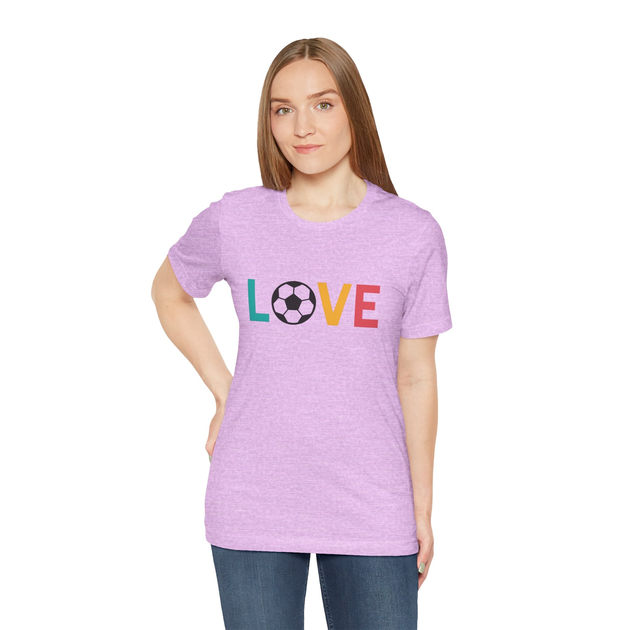 Love Soccer Unisex Tee, Sports Fan Shirt
