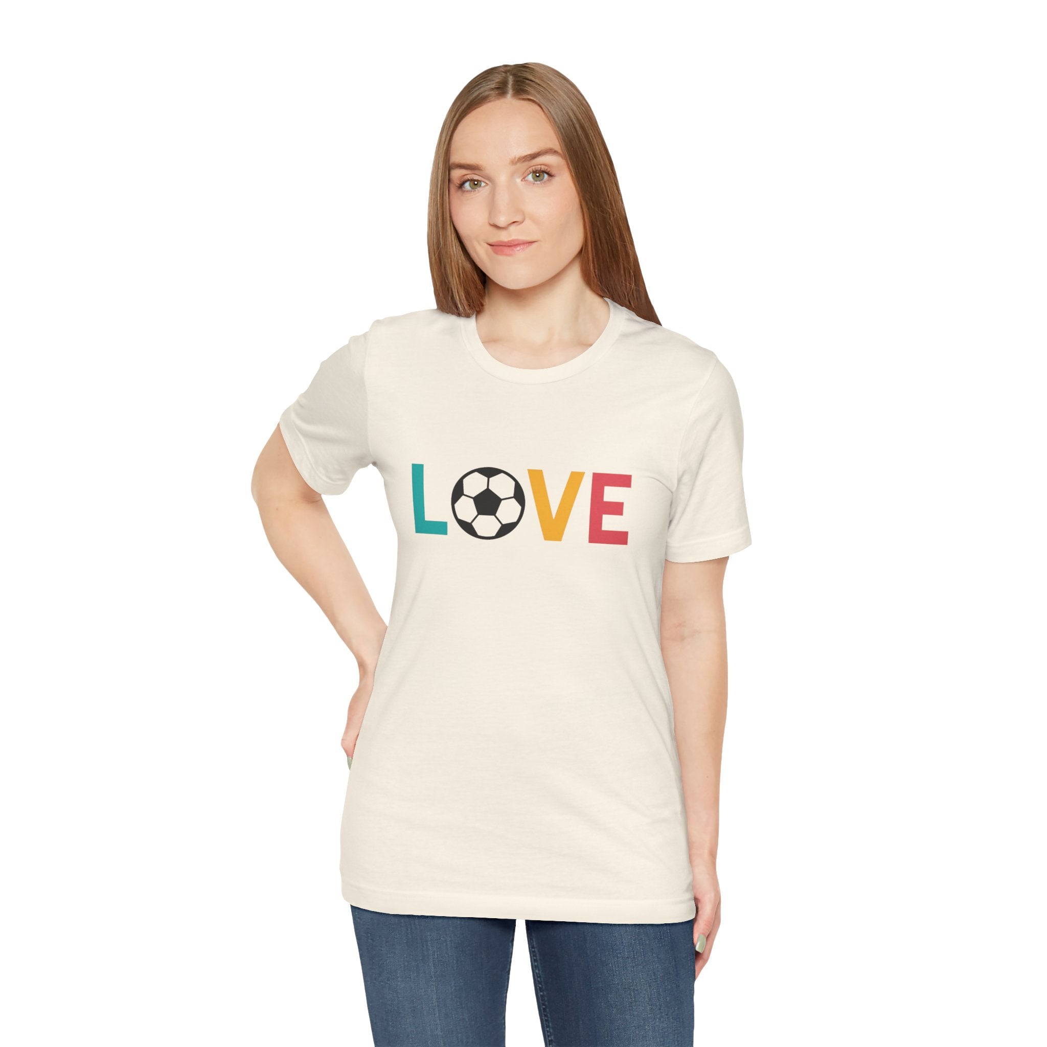 Love Soccer Unisex Tee, Sports Fan Shirt