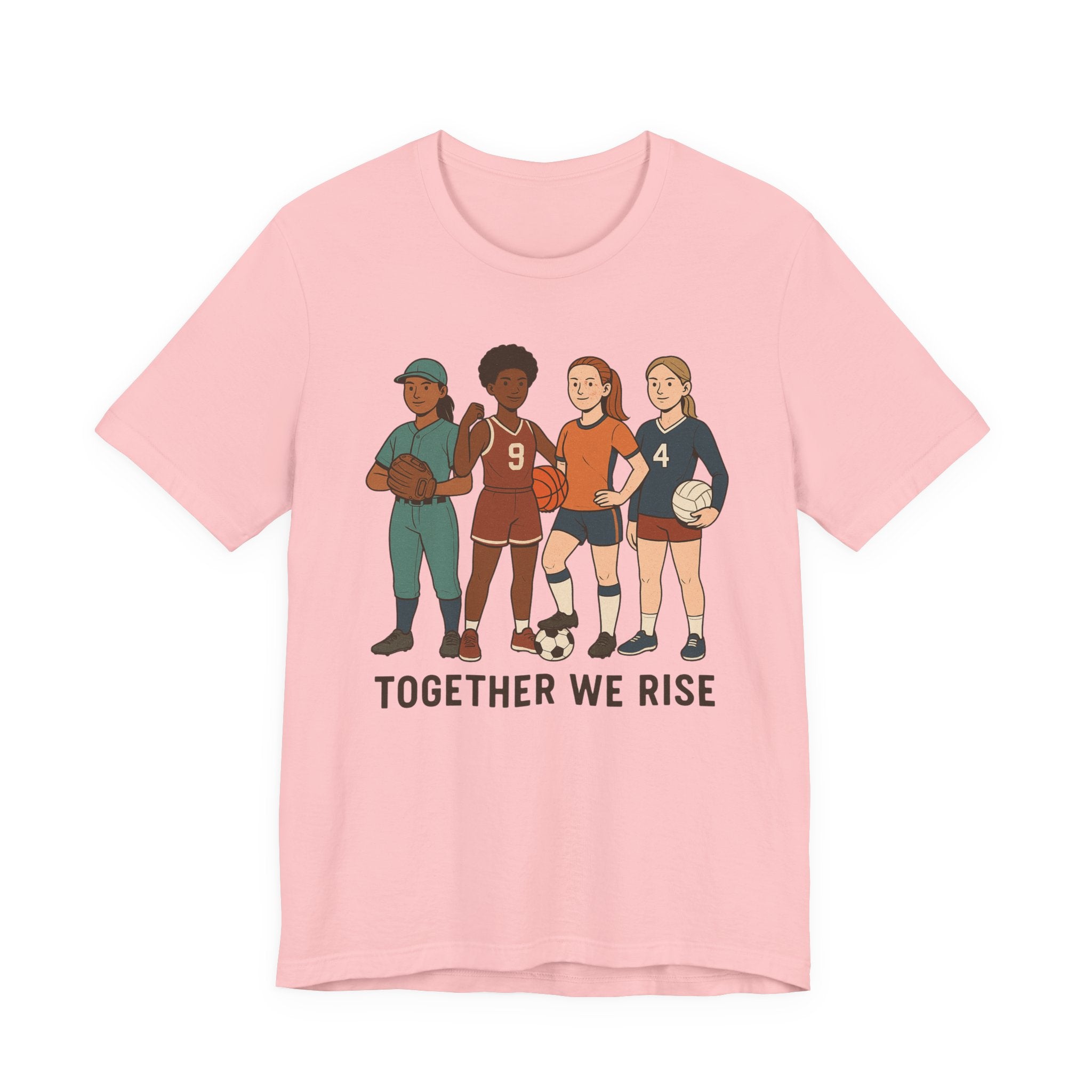 Empowering Together We Rise Tee | Unisex Jersey Short Sleeve T-Shirt