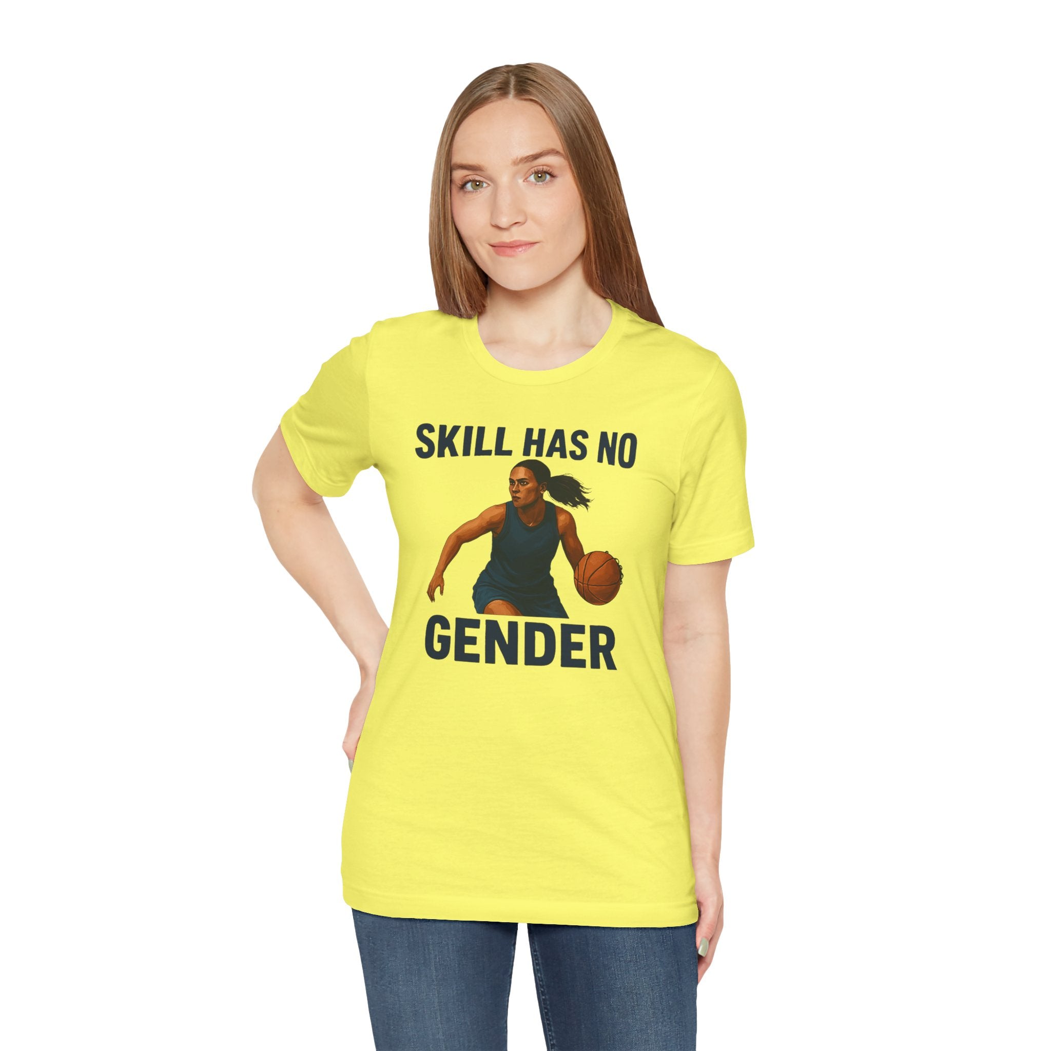Empowering Basketball Tee - Skill Has No Gender
