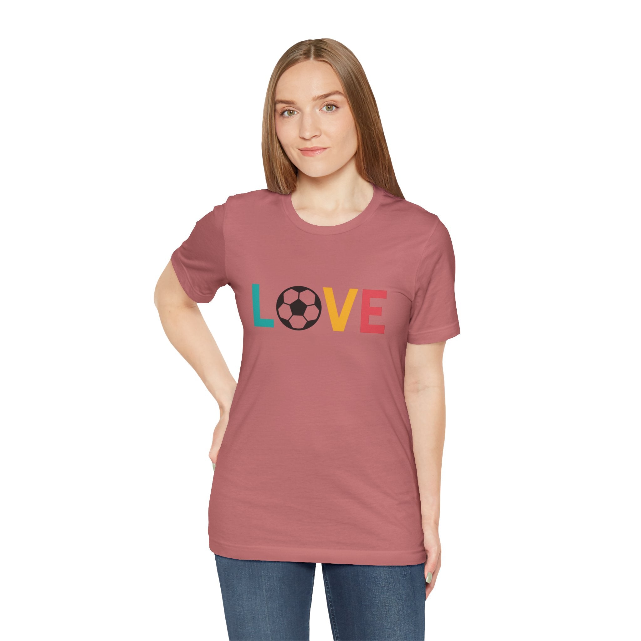 Love Soccer Unisex Tee, Sports Fan Shirt