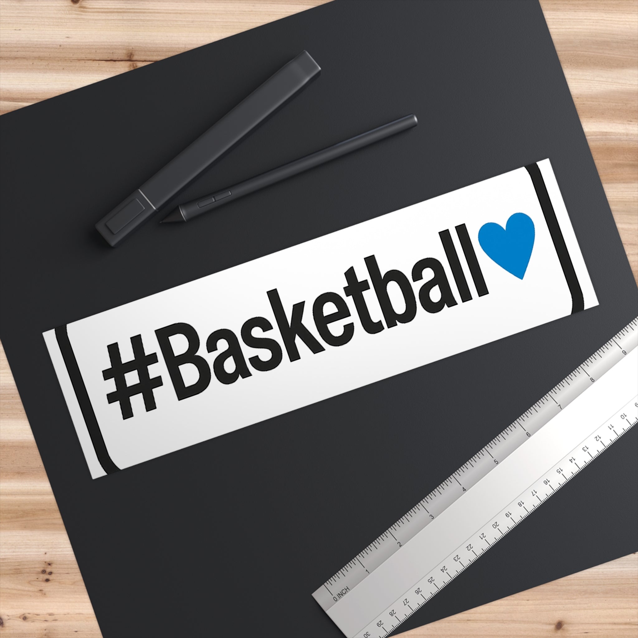 Basket Love Bumper Sticker