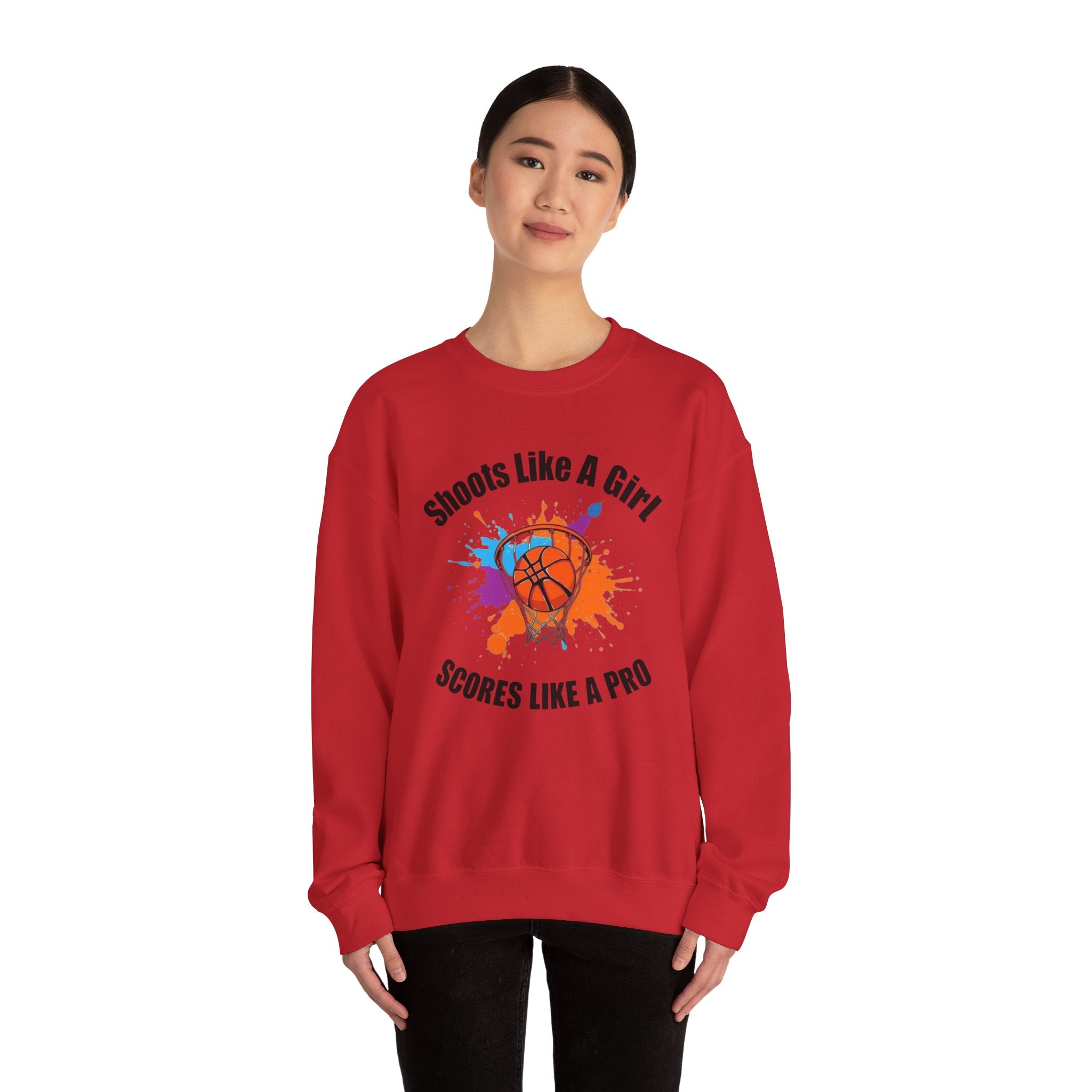 Empowering Basketball Sweatshirt for Girls