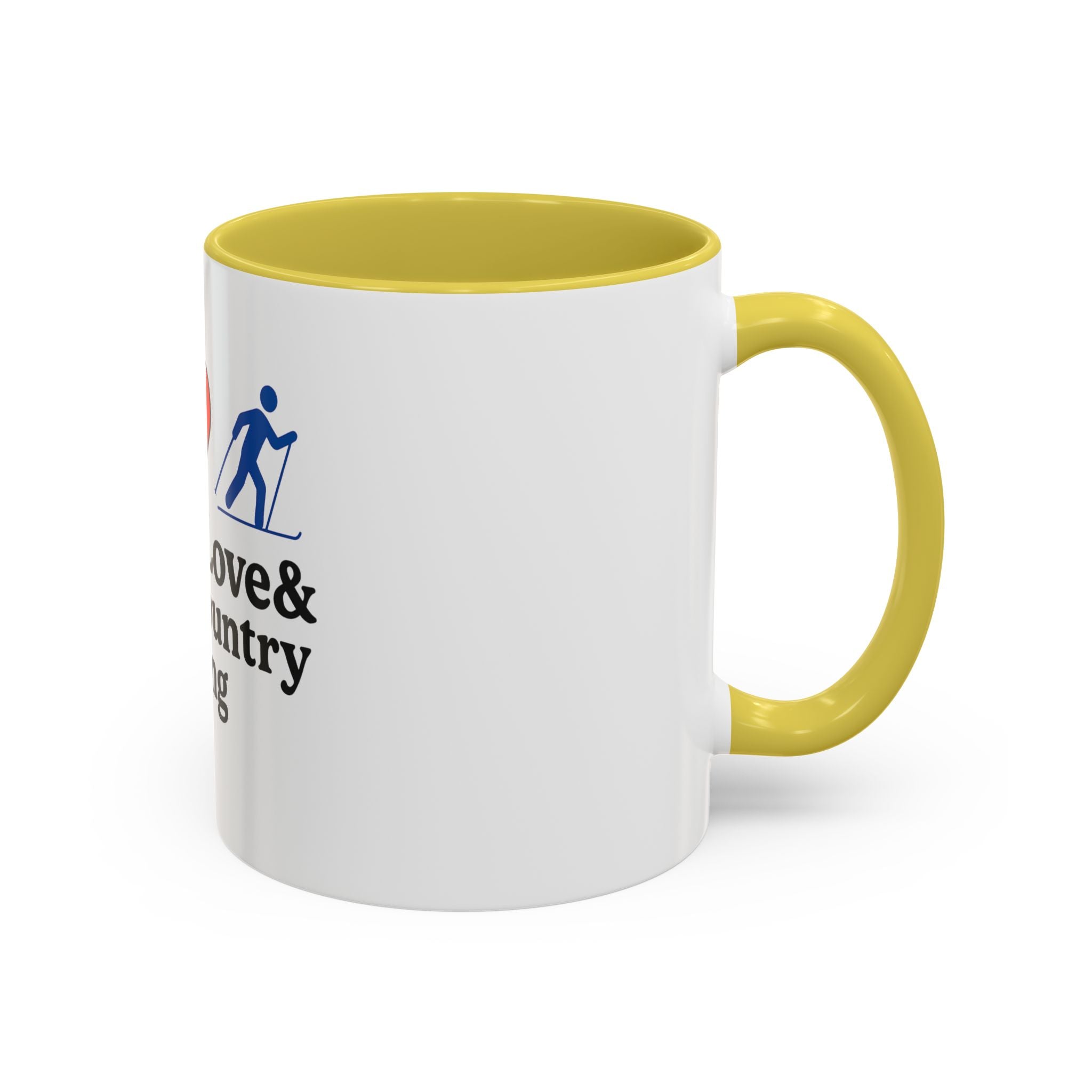 Peace, Love & Cross Country Skiing Mug