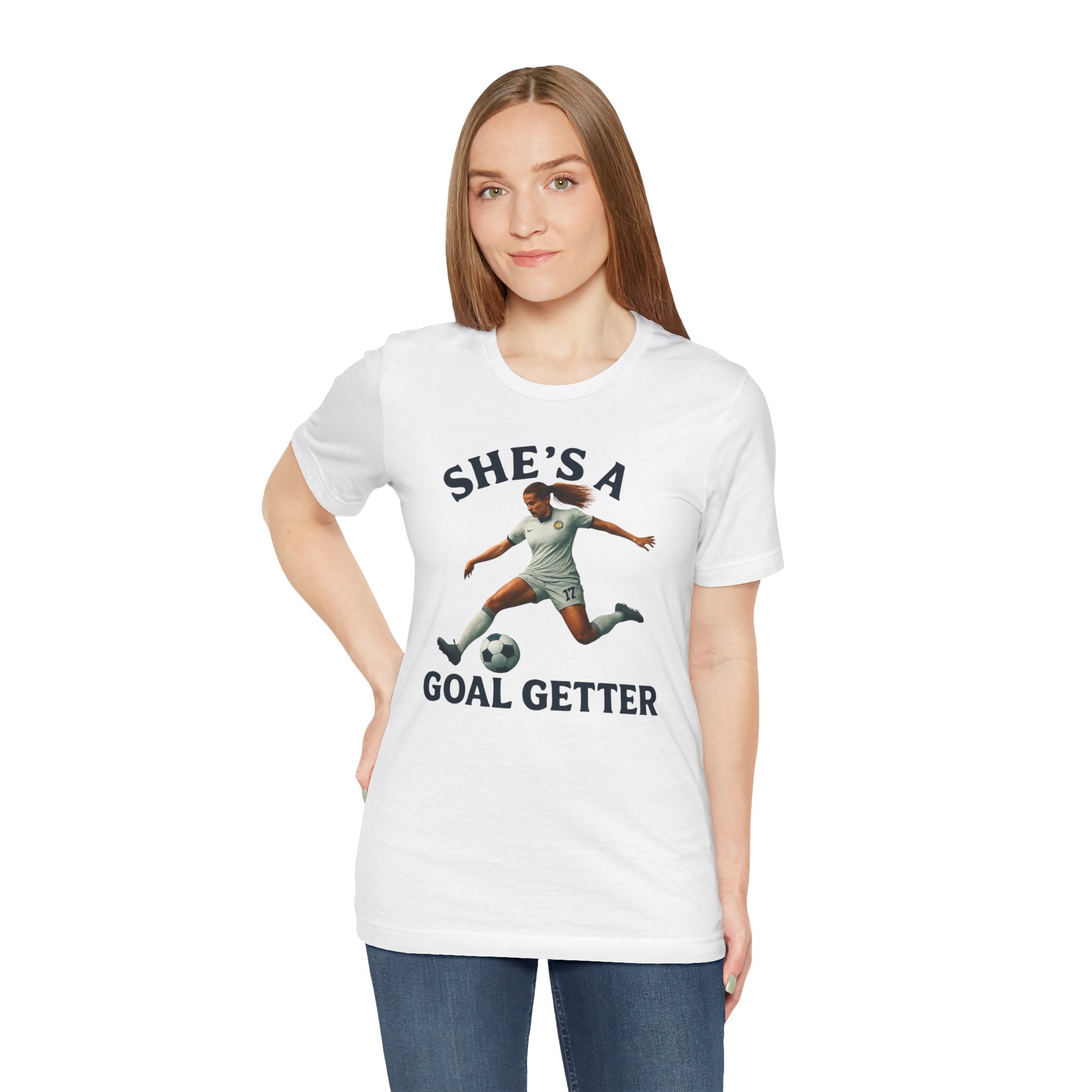 Goal Getter Unisex Jersey Tee | Soccer Shirt for Sports Lovers