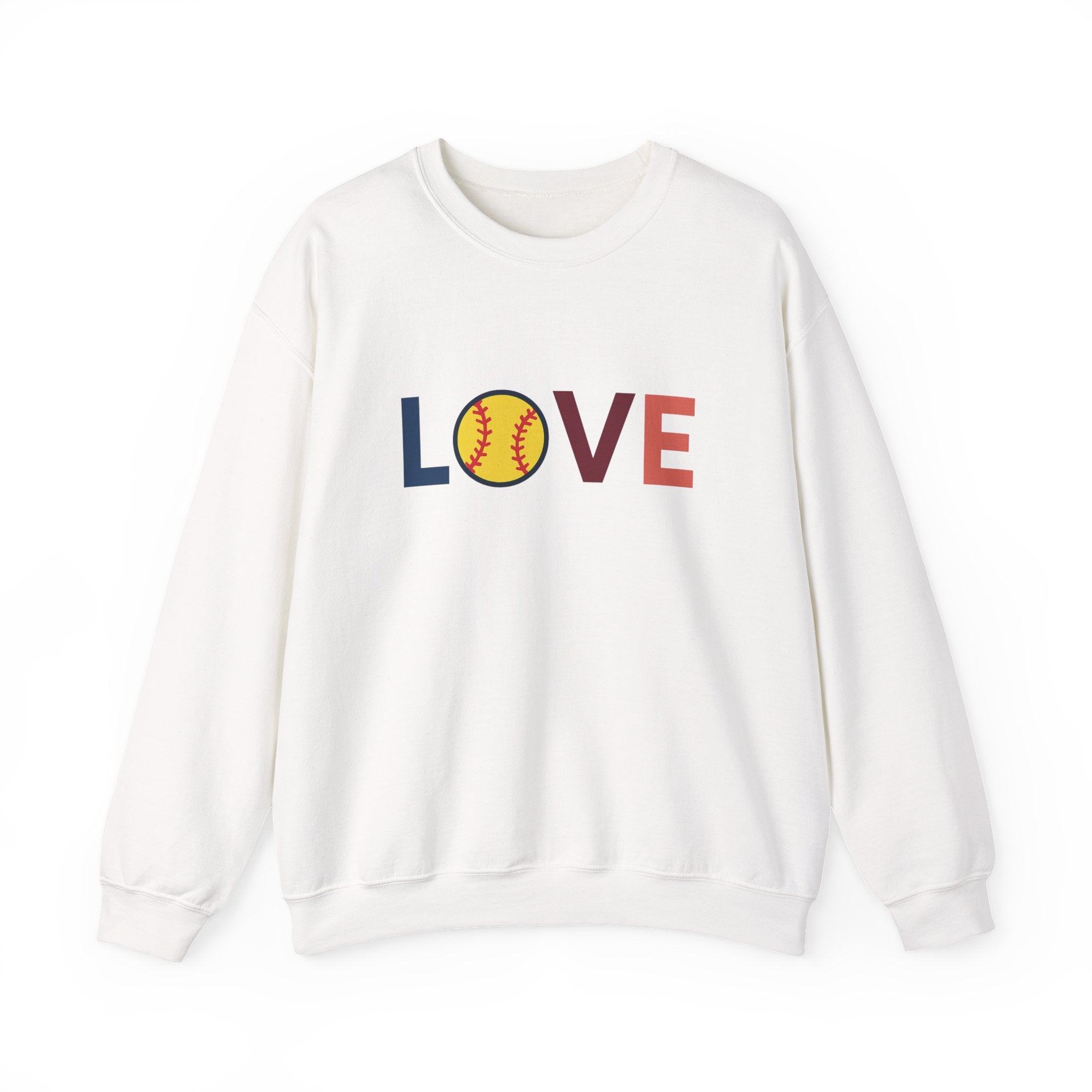 Love Baseball Crewneck Sweatshirt