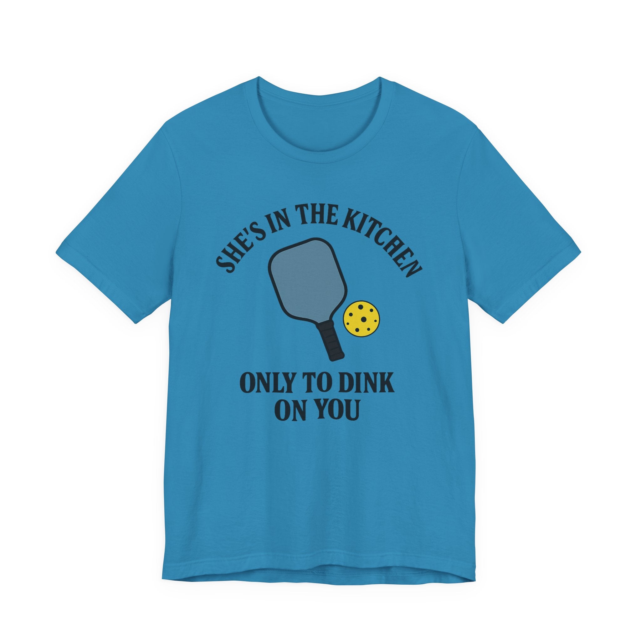 She's In The Kitchen Pickleball Unisex Tee