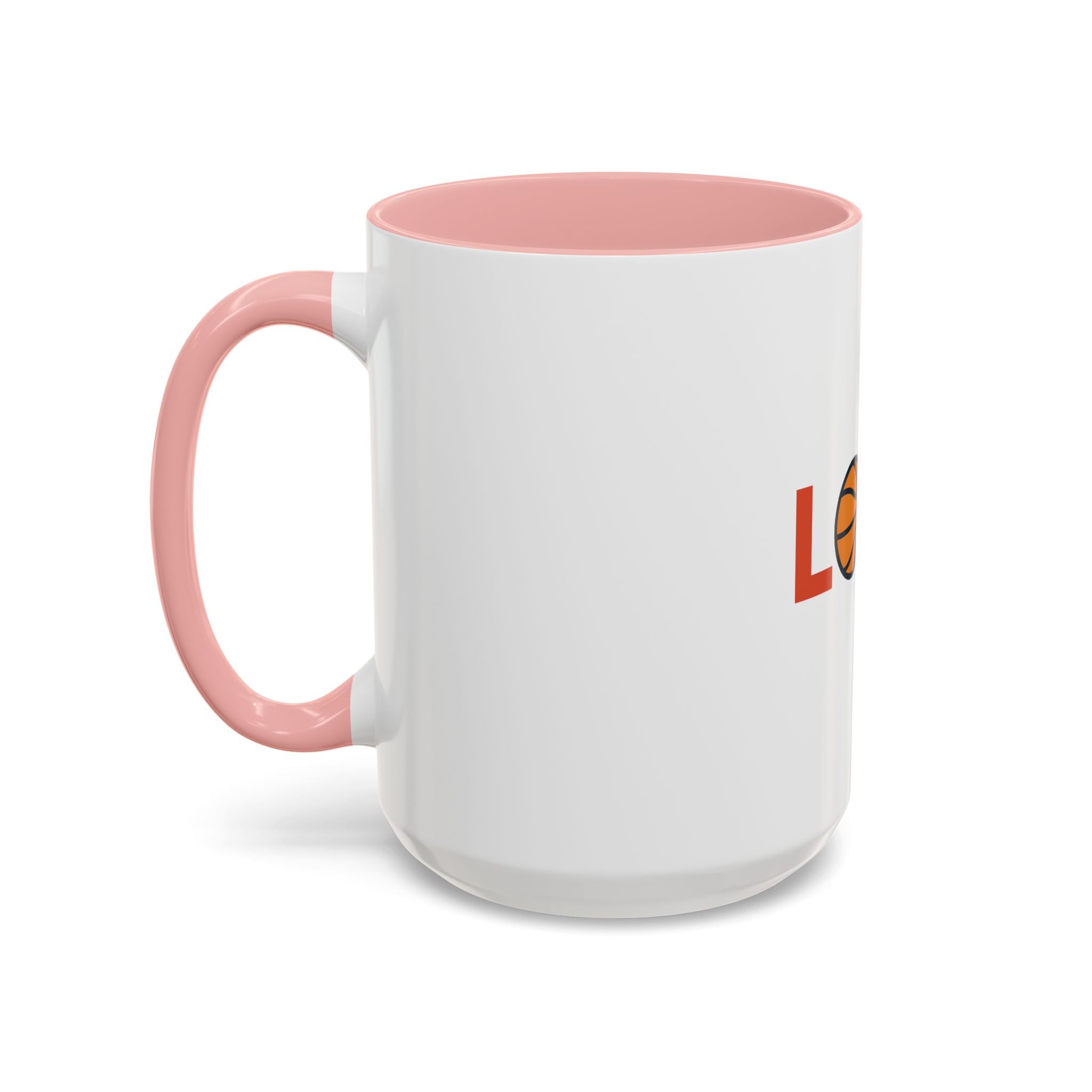 Basketball Love Accent Coffee Mug