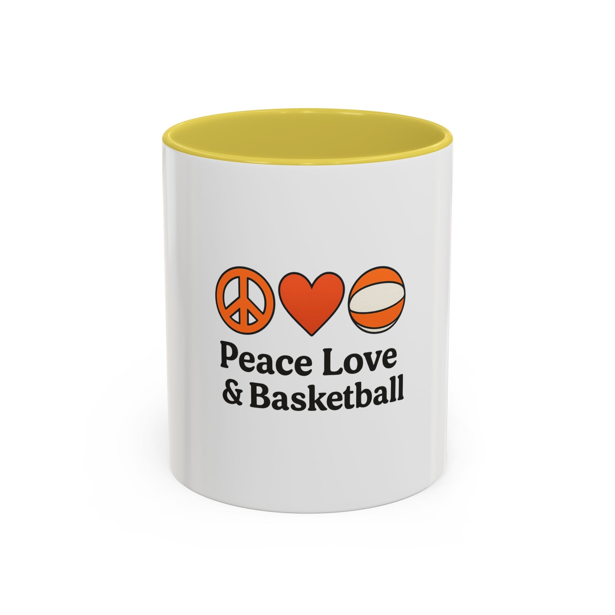 Peace Love Basketball Mug