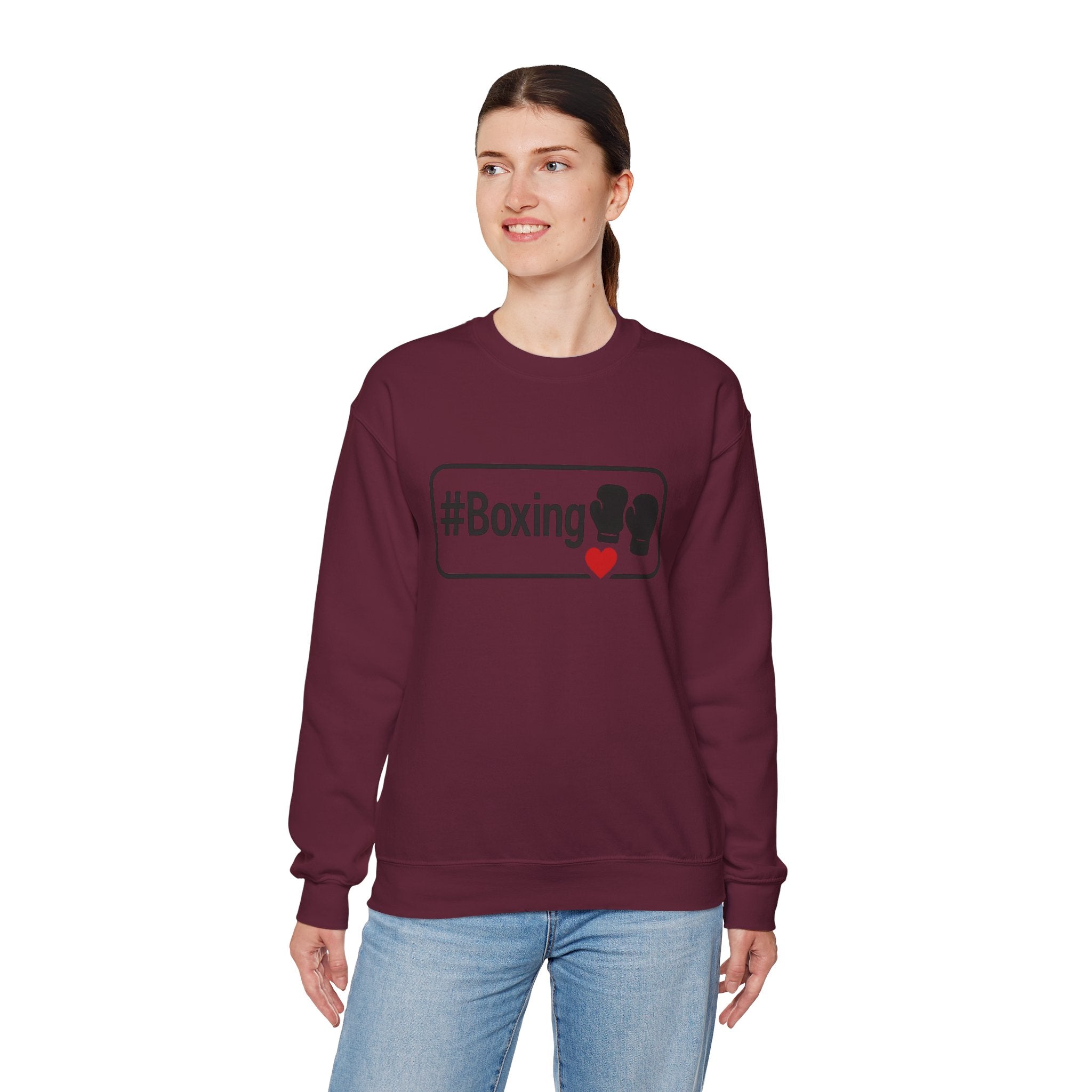 Boxing Love Sweatshirt - Unisex Heavy Blend Crewneck