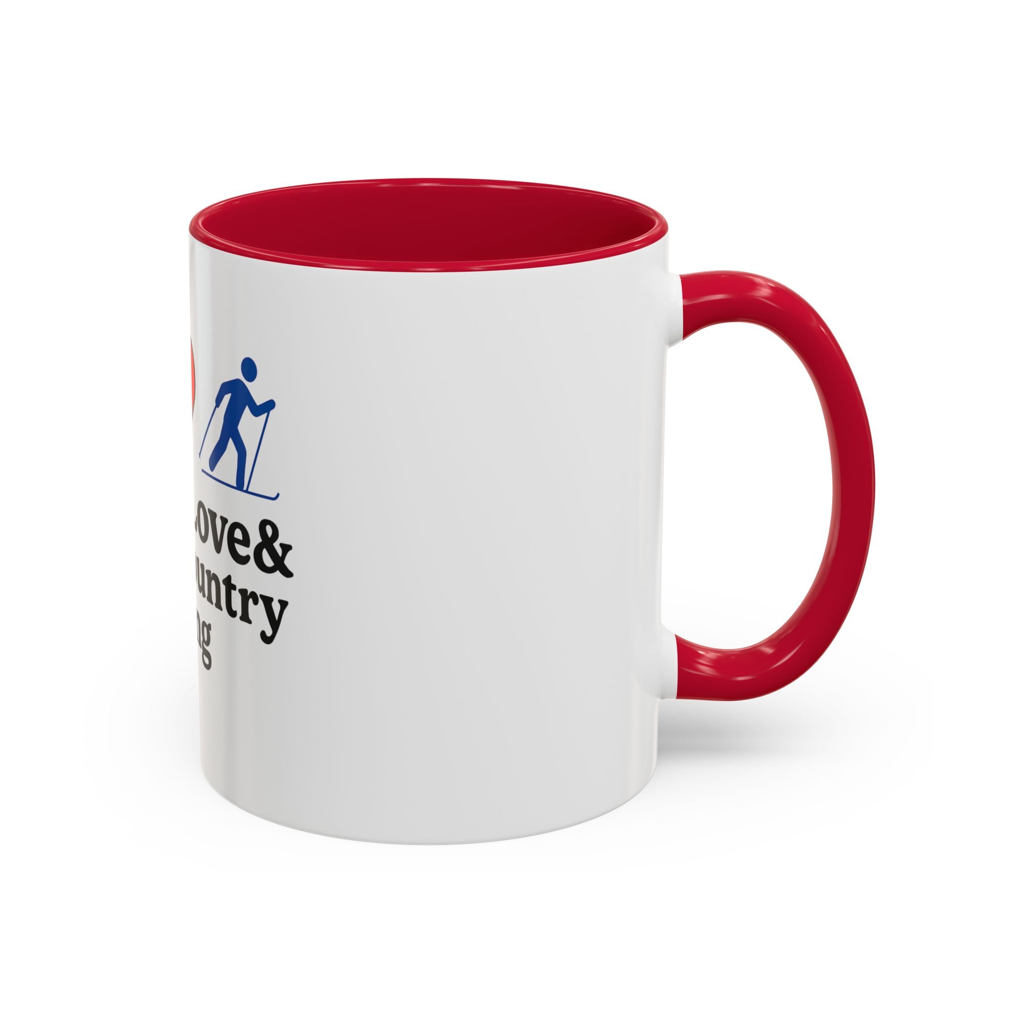 Peace, Love & Cross Country Skiing Mug