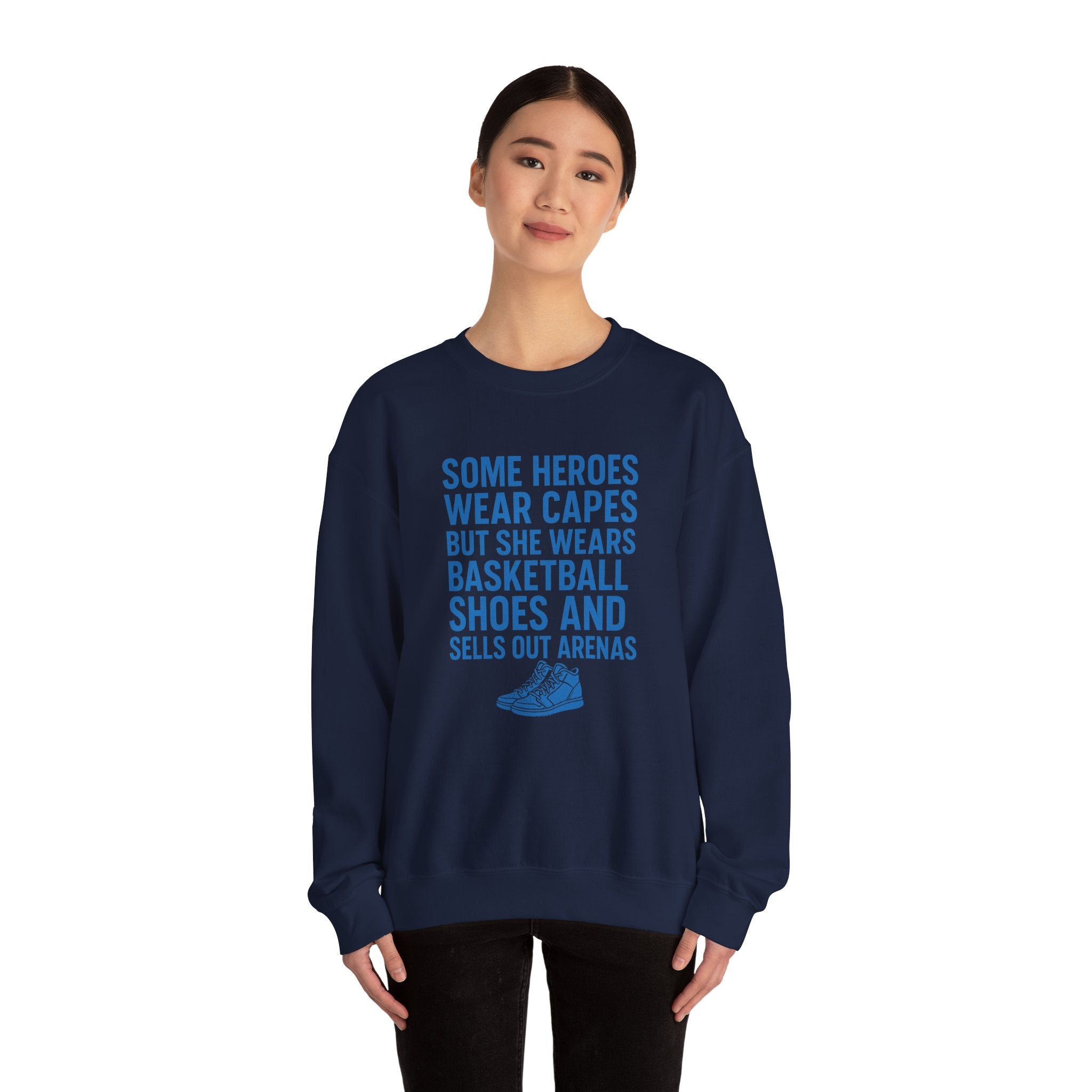 Basketball Hero Sweatshirt | Unisex Heavy Blend Crewneck
