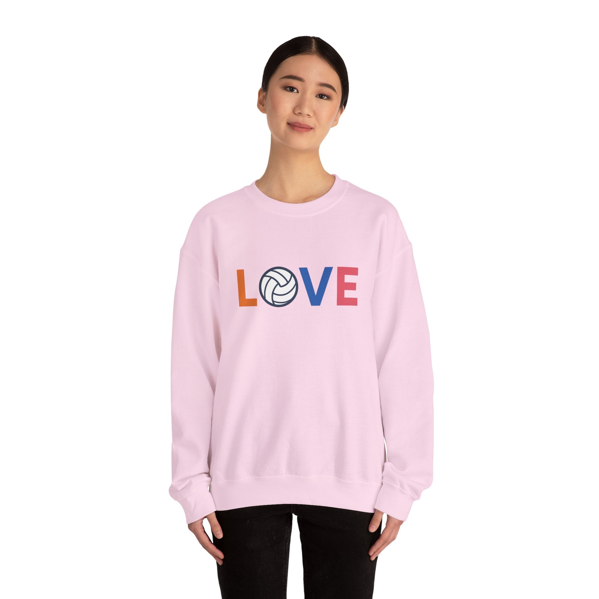 Volleyball Love Sweatshirt - Cozy Unisex Crewneck