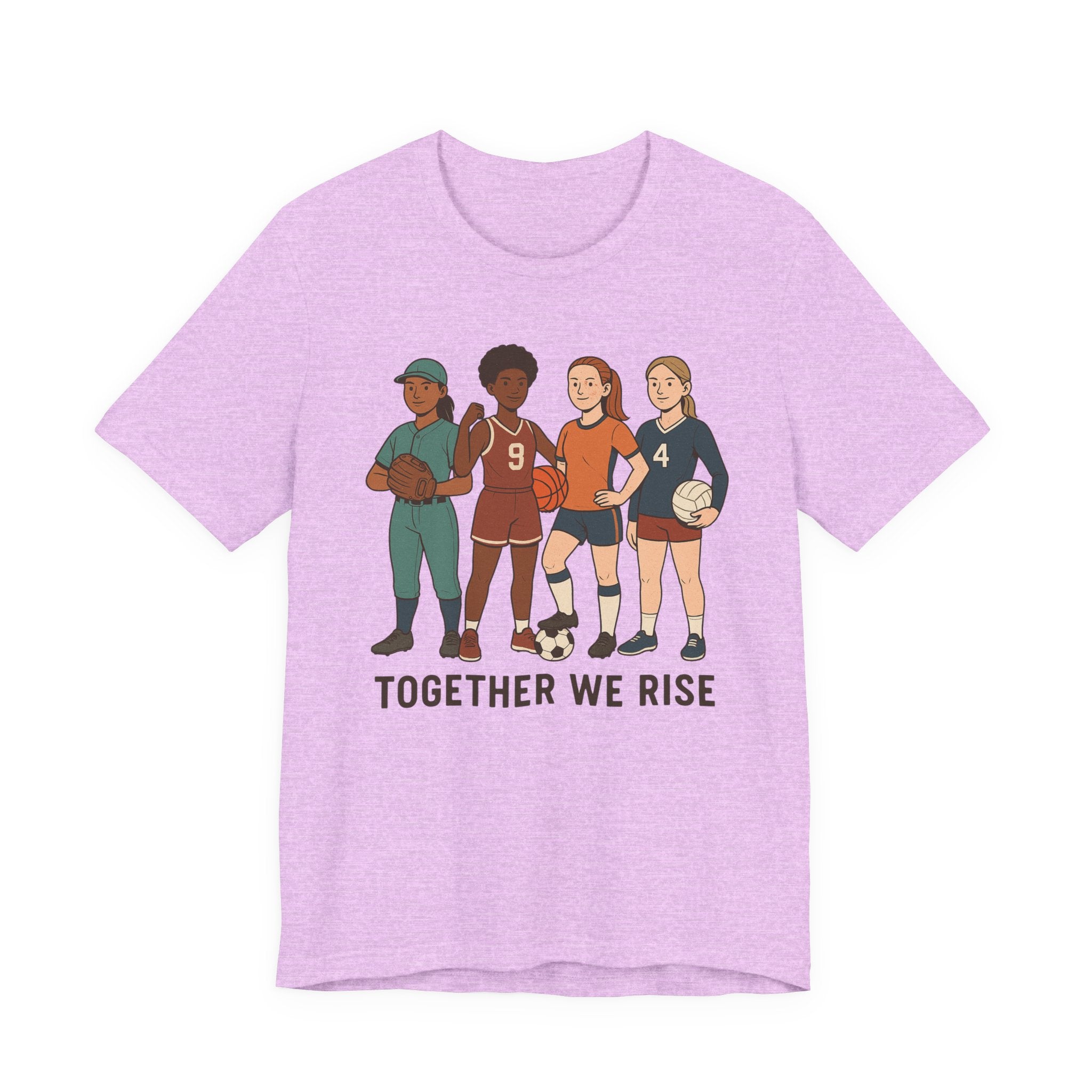 Empowering Together We Rise Tee | Unisex Jersey Short Sleeve T-Shirt