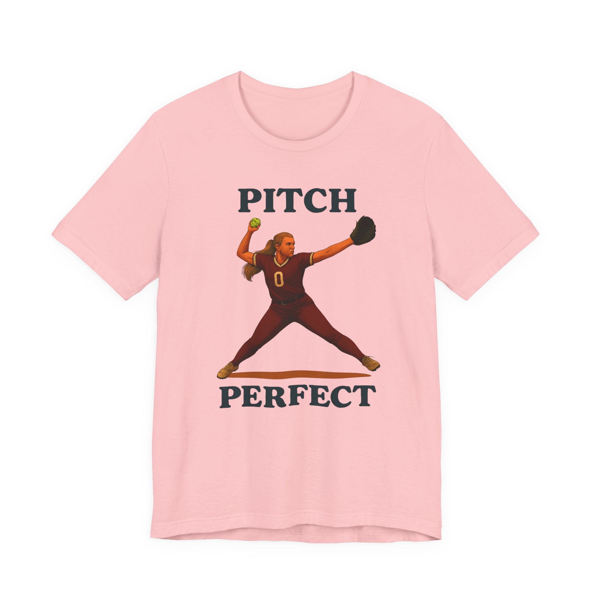 Pitch Perfect Softball Tee, Unisex Jersey T-Shirt